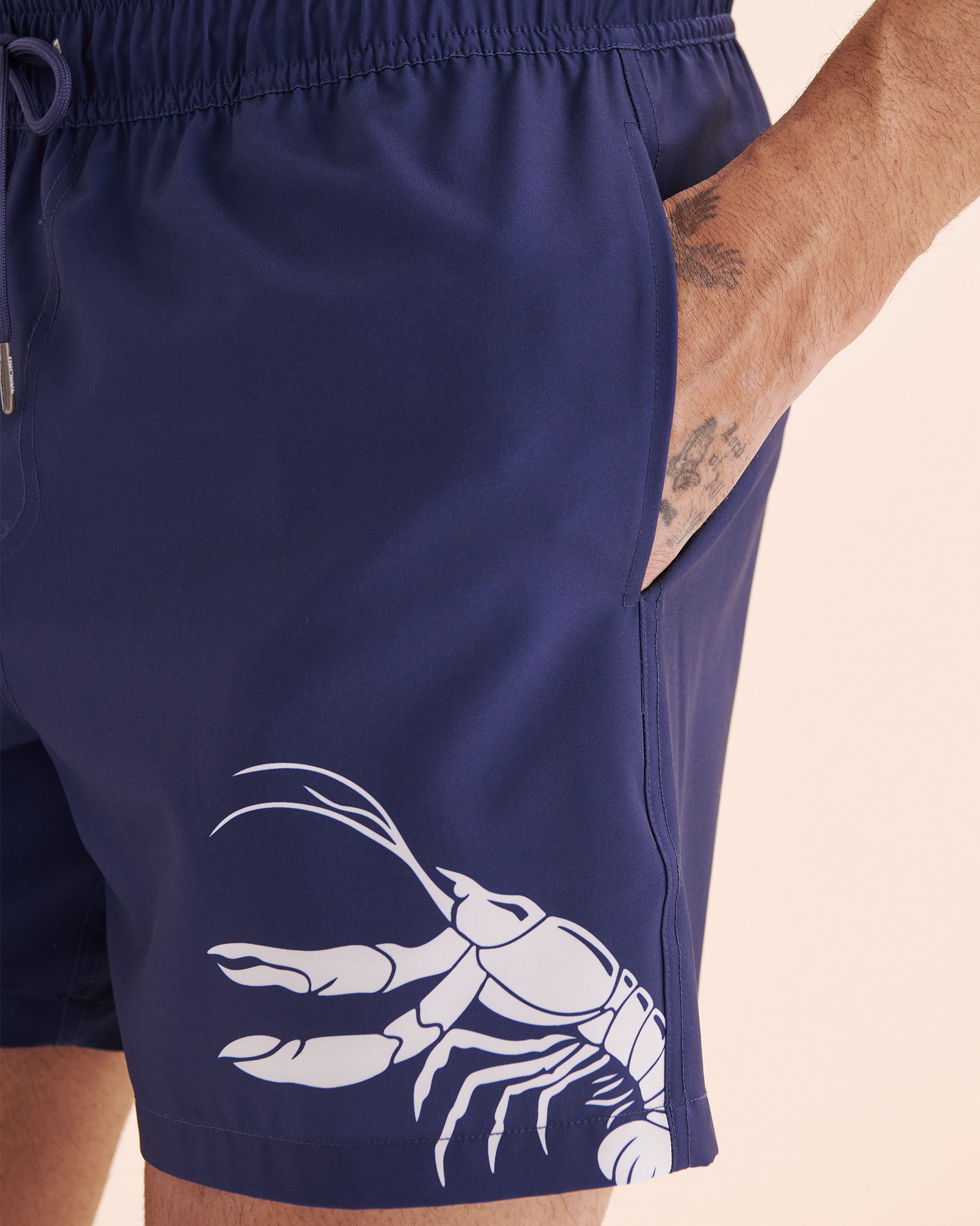 HAMABE Maillot volley avec longue doublure Bleu médiéval 03100049 - Voir4