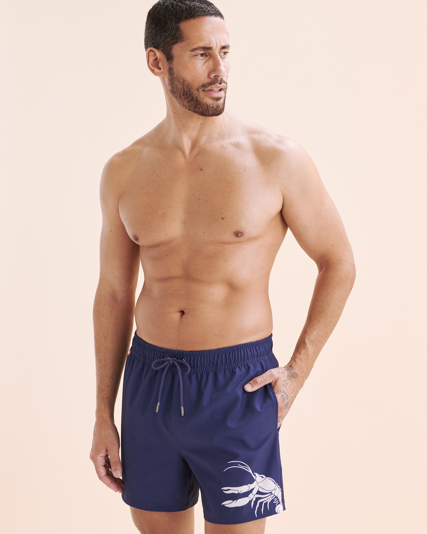 HAMABE Maillot volley avec longue doublure Bleu médiéval 03100049 - Voir5