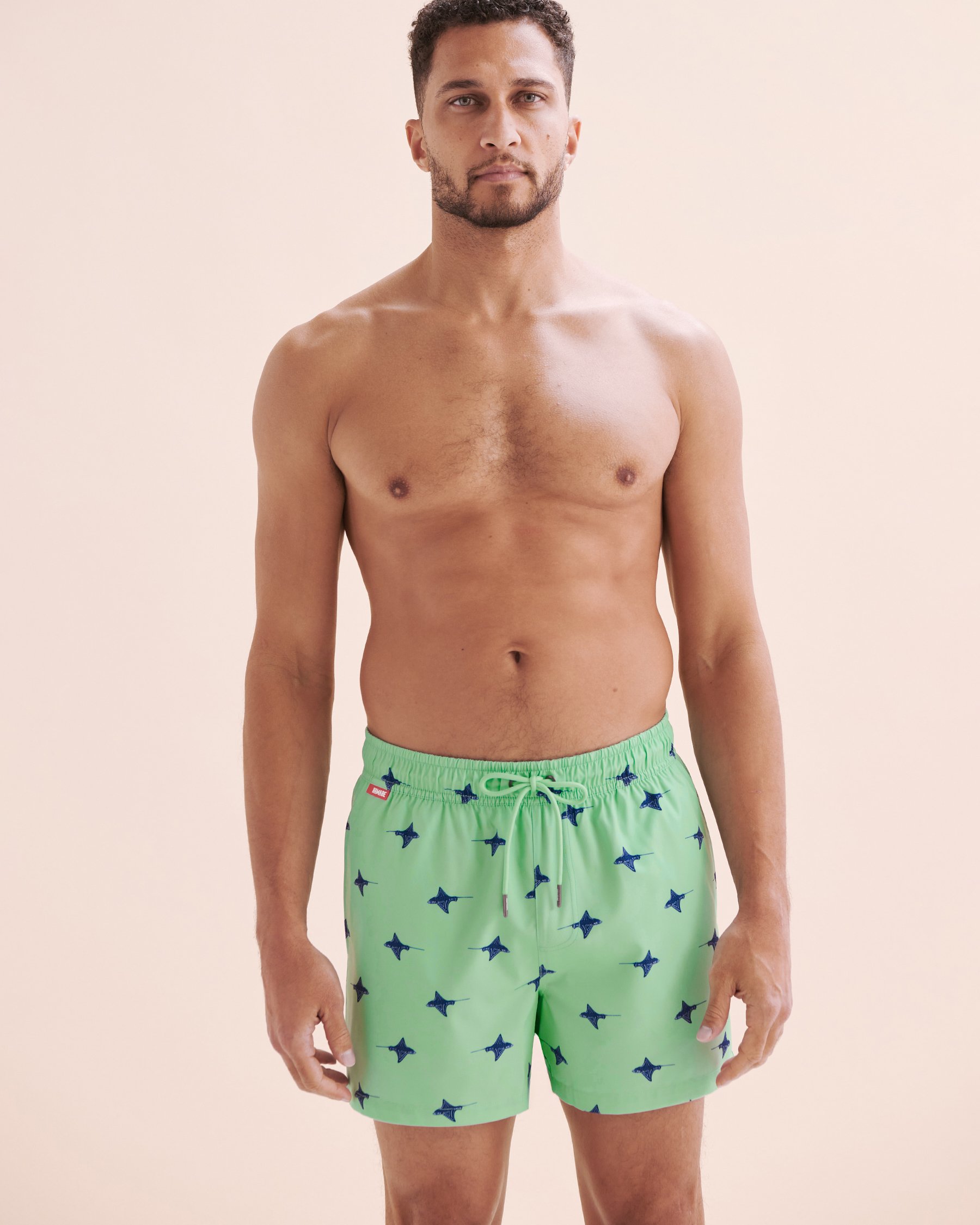 HAMABE Maillot volley avec filet Bleu 03100051 - Voir9