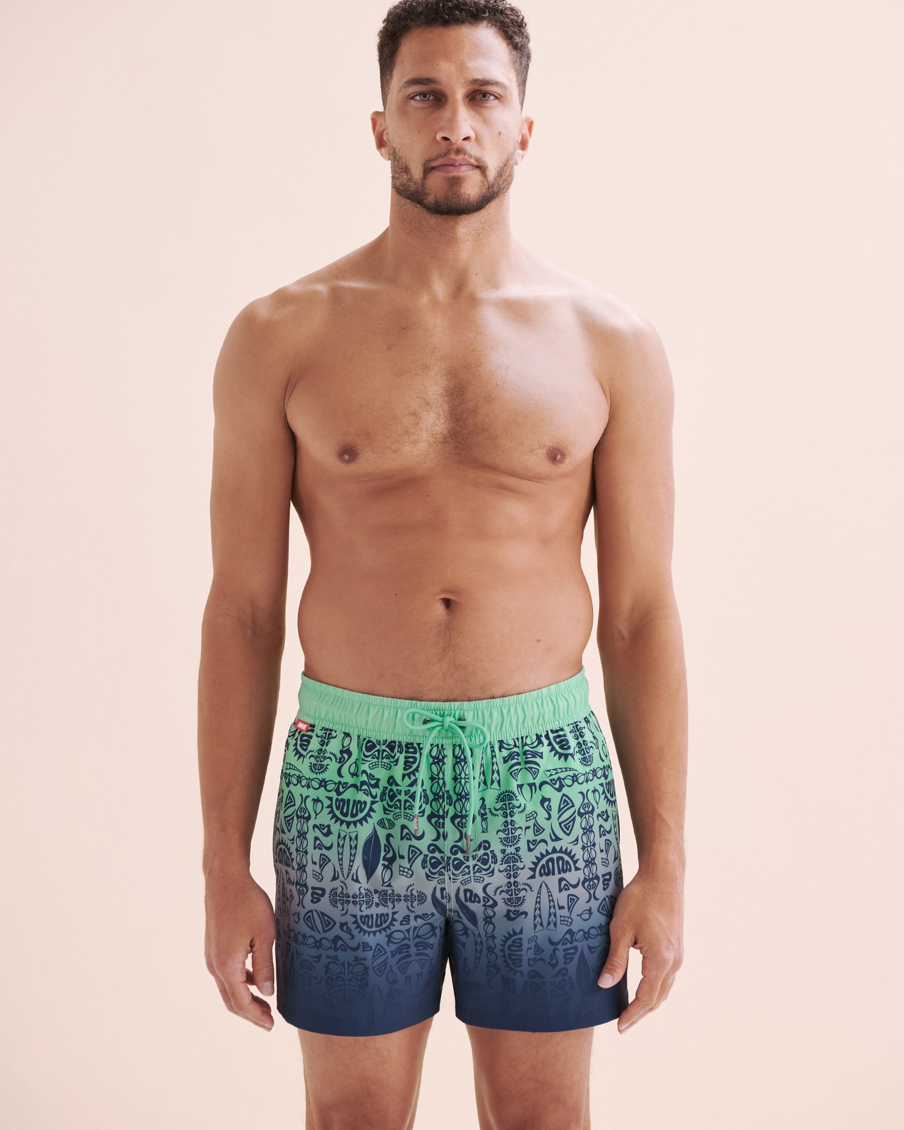 HAMABE Maillot volley avec filet Bleu turquoise 03100051 - Voir9