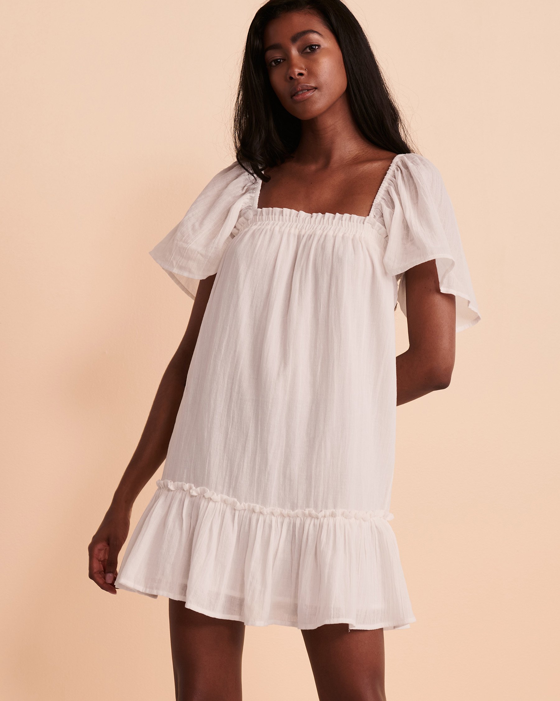 BILLABONG Robe SHES A DOLL Blanc crystal ABJWD00432 - Voir1