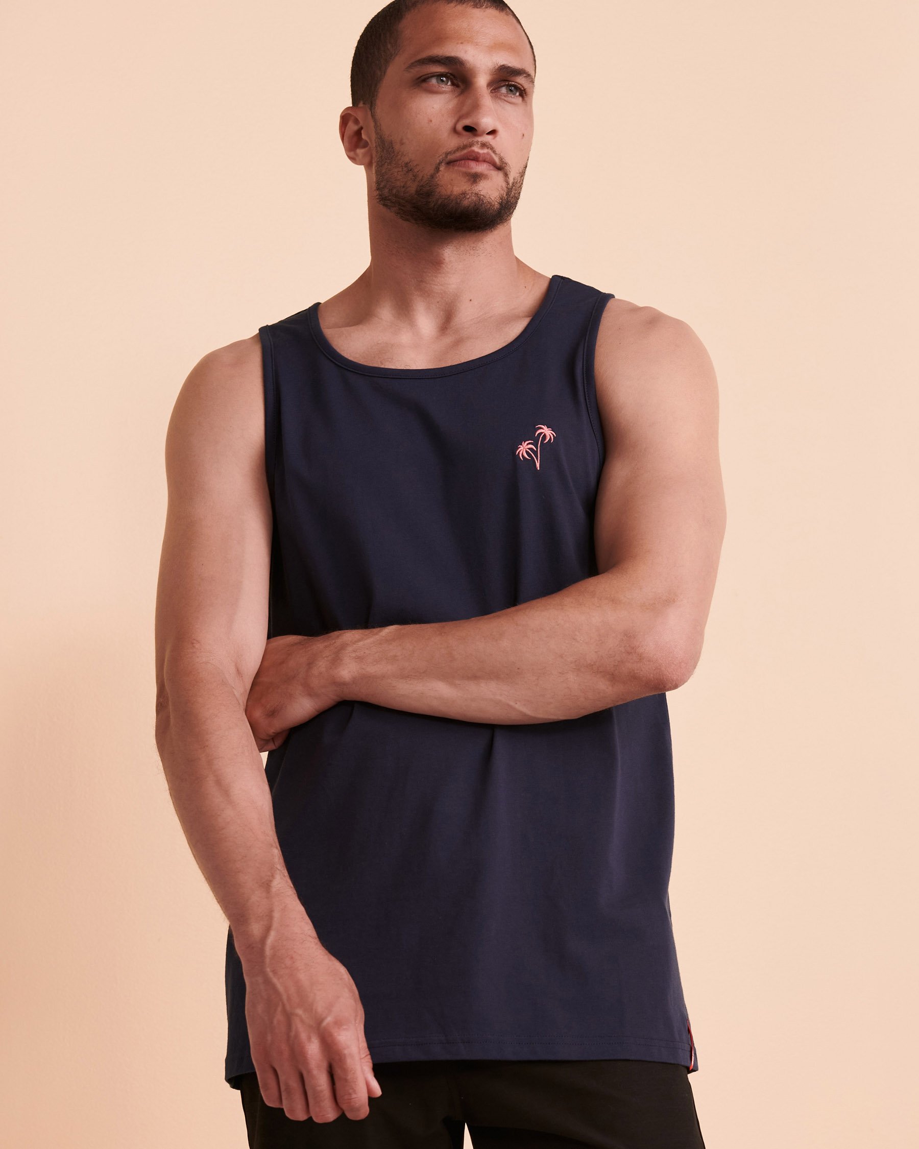 HAMABE Tank Top Blue 04100004 - View3