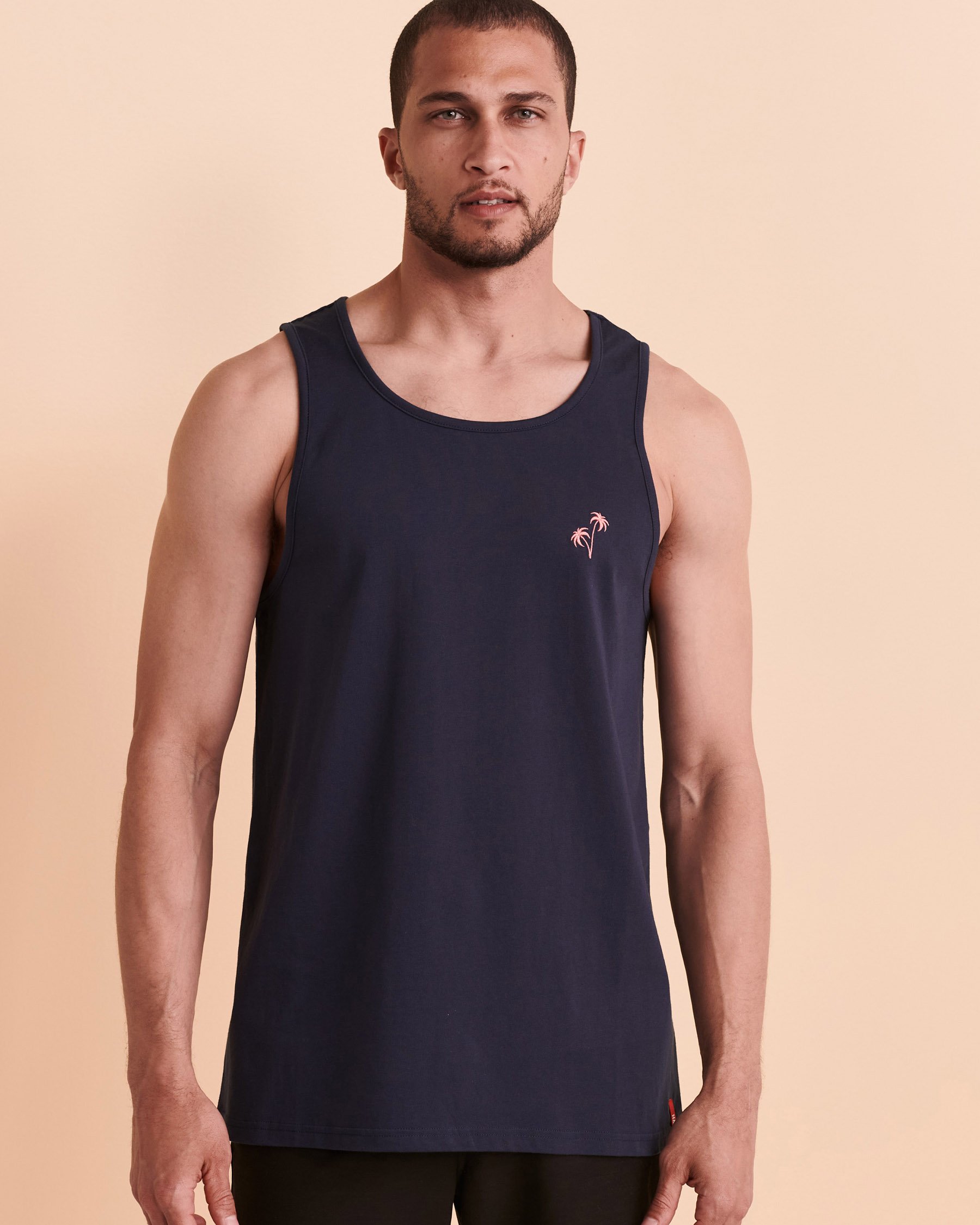 HAMABE Tank Top Blue 04100004 - View4