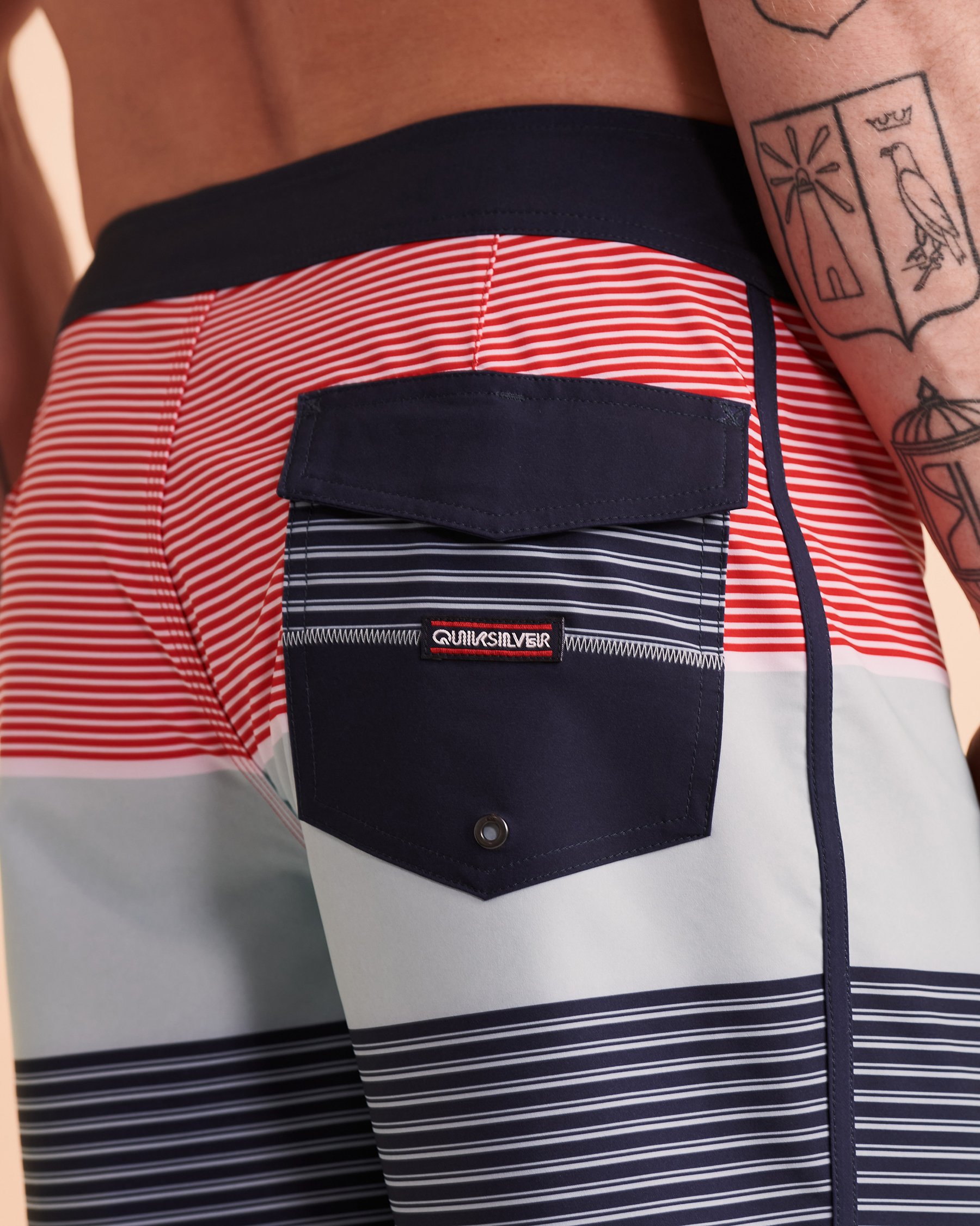 QUIKSILVER Maillot boardshort SURFSILK TIJUANA Rayures EQYBS04652 - Voir3