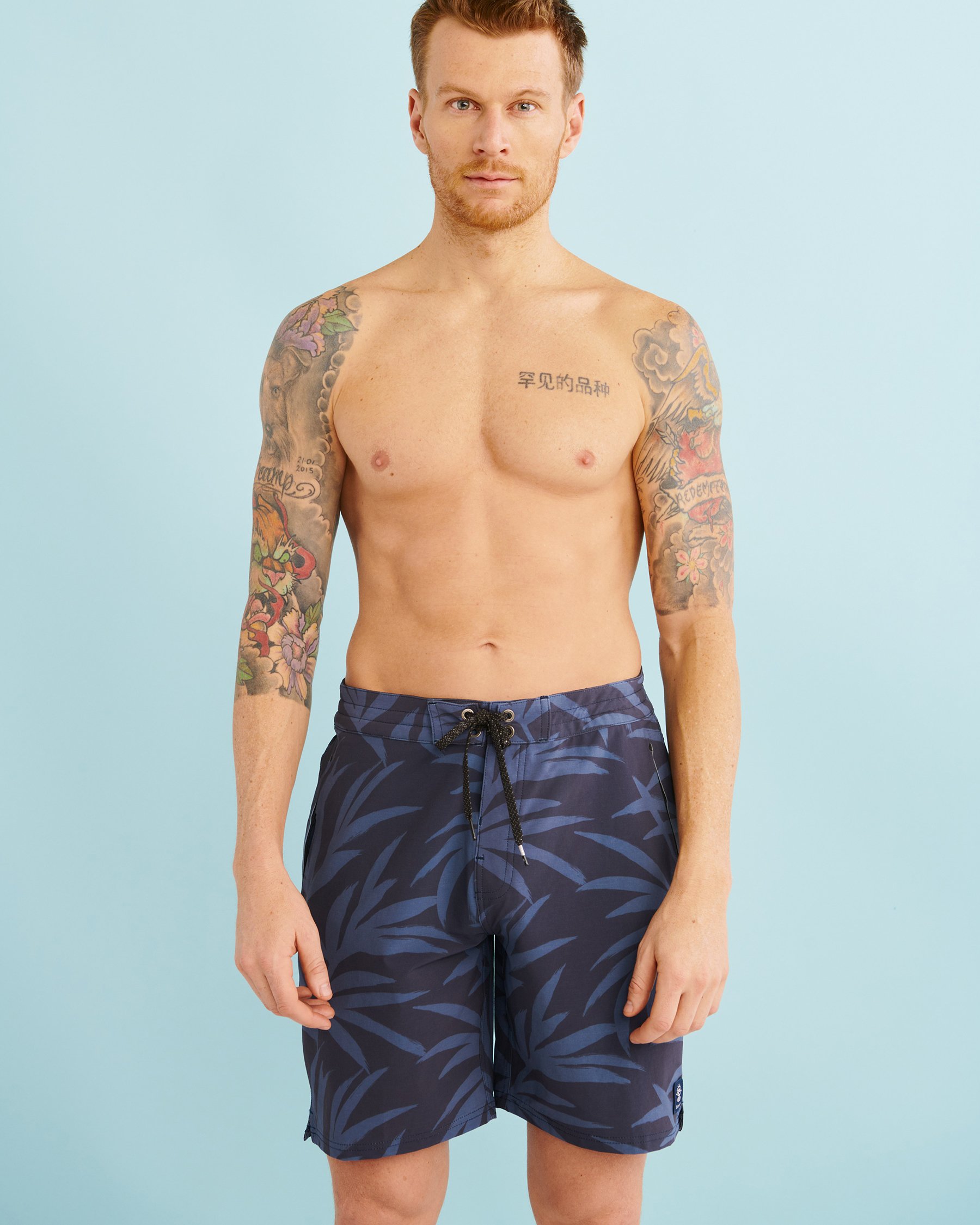 RIP CURL SEARCHERS LAYDAY Boardshort Swimsuit Palm trees CBOBH9 - View6