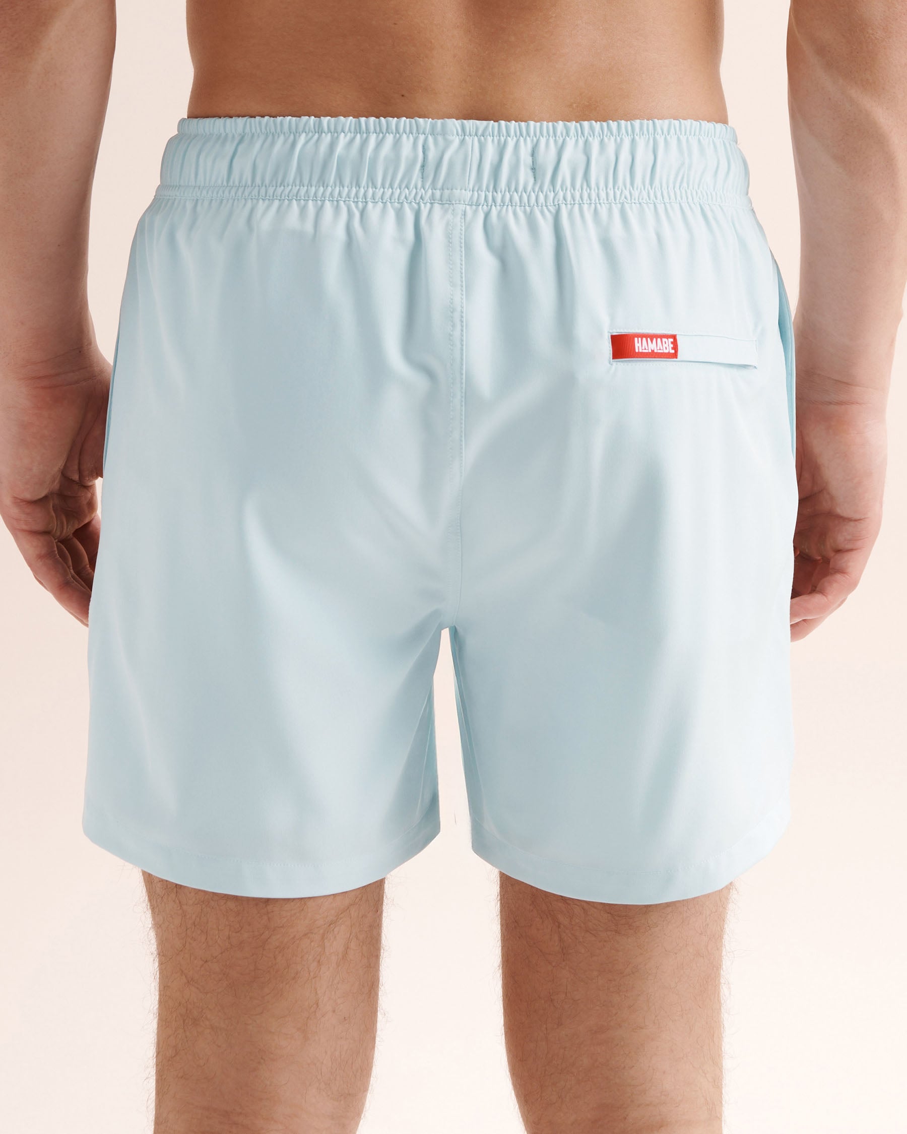 HAMABE Maillot volley 5'' avec doublure de compression Bleu mer 03100085 - View7