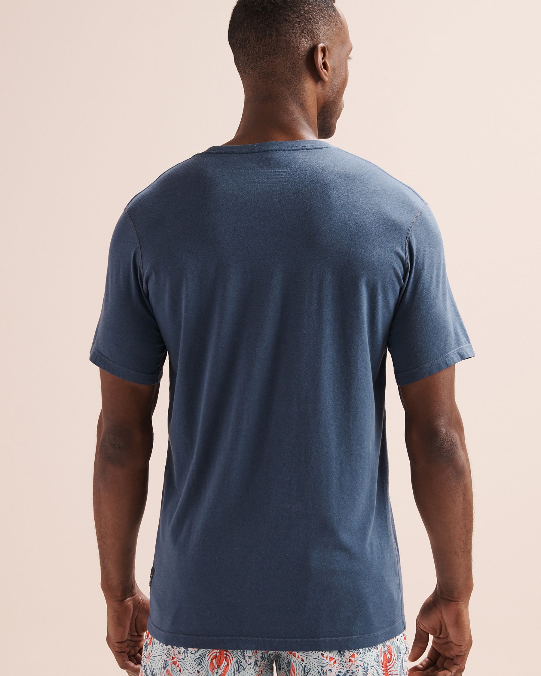 SAXX Cooling Cotton T-Shirt Indigo Blue SXTS82 - View2