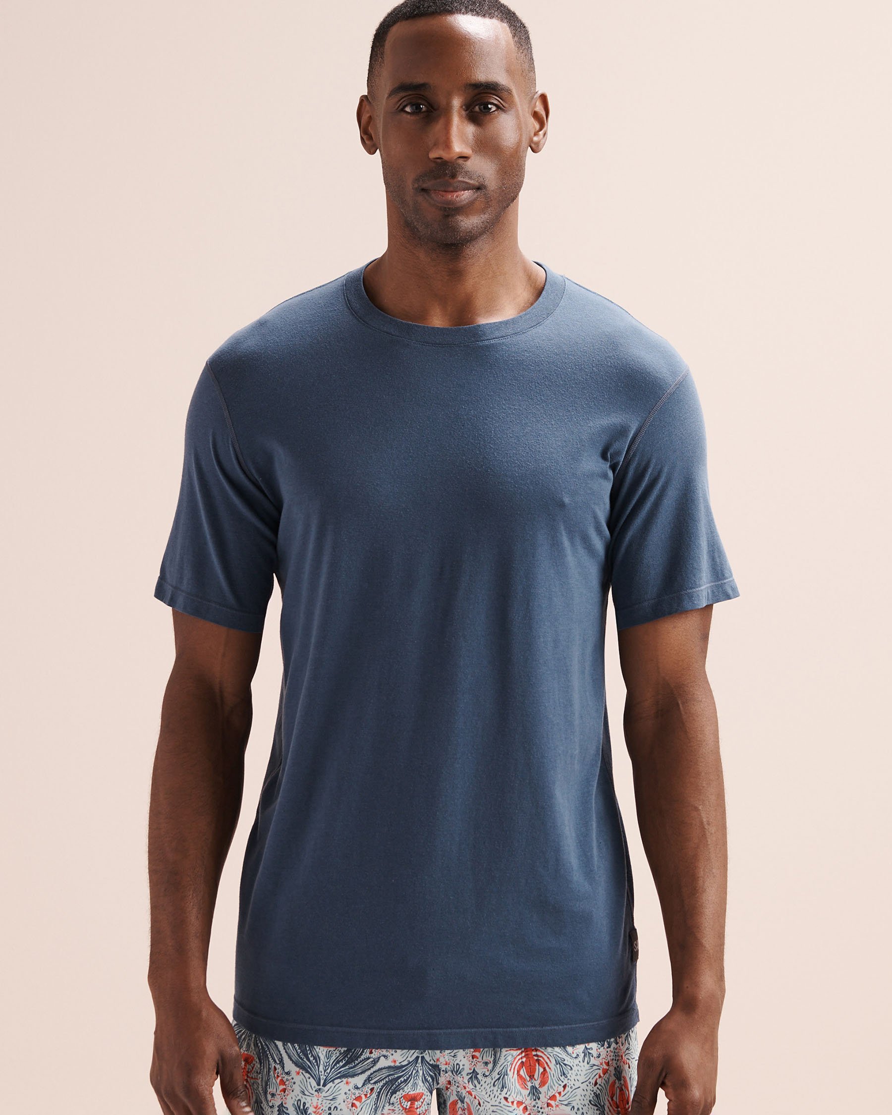 SAXX Cooling Cotton T-Shirt Indigo Blue SXTS82 - View4