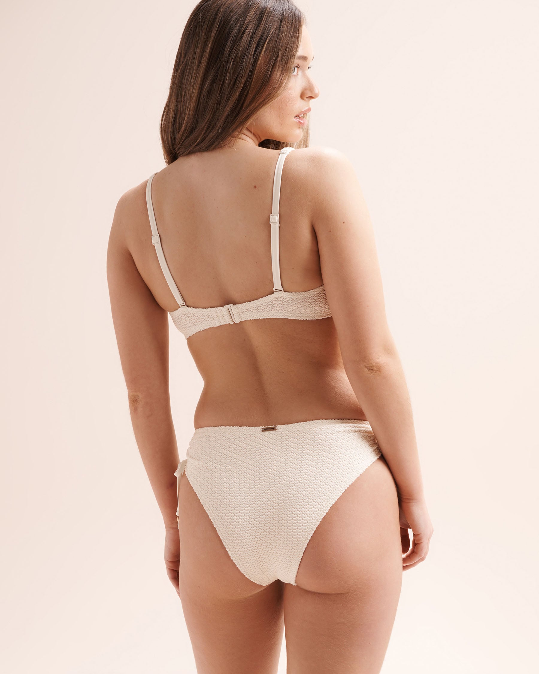 MY BIKINI STORY Haut de bikini bralette en crochet Blanc 01100589 - View2