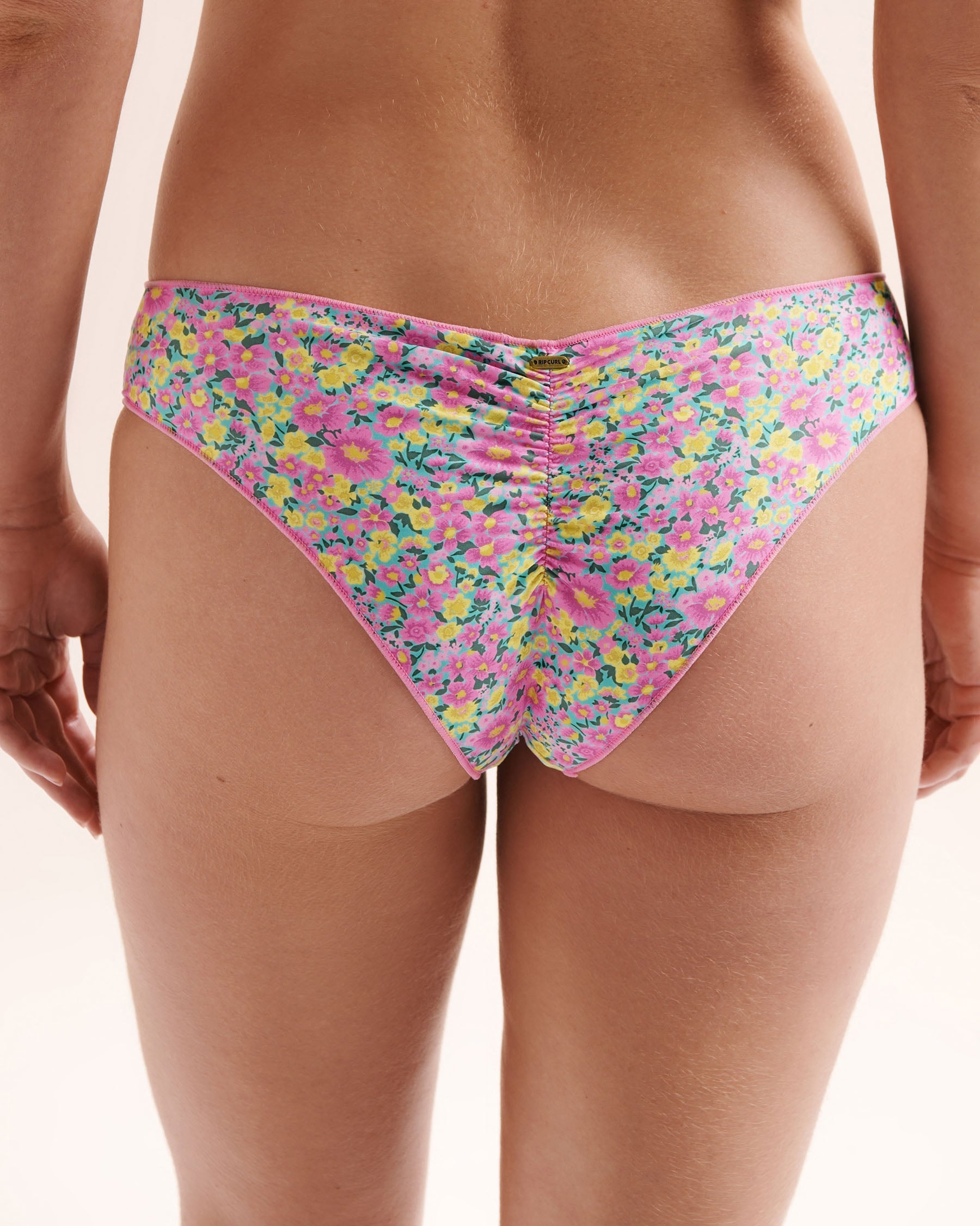 RIP CURL Party Wave Cheeky Hipster Bikini Bottom Pink 0VRWSW - View2