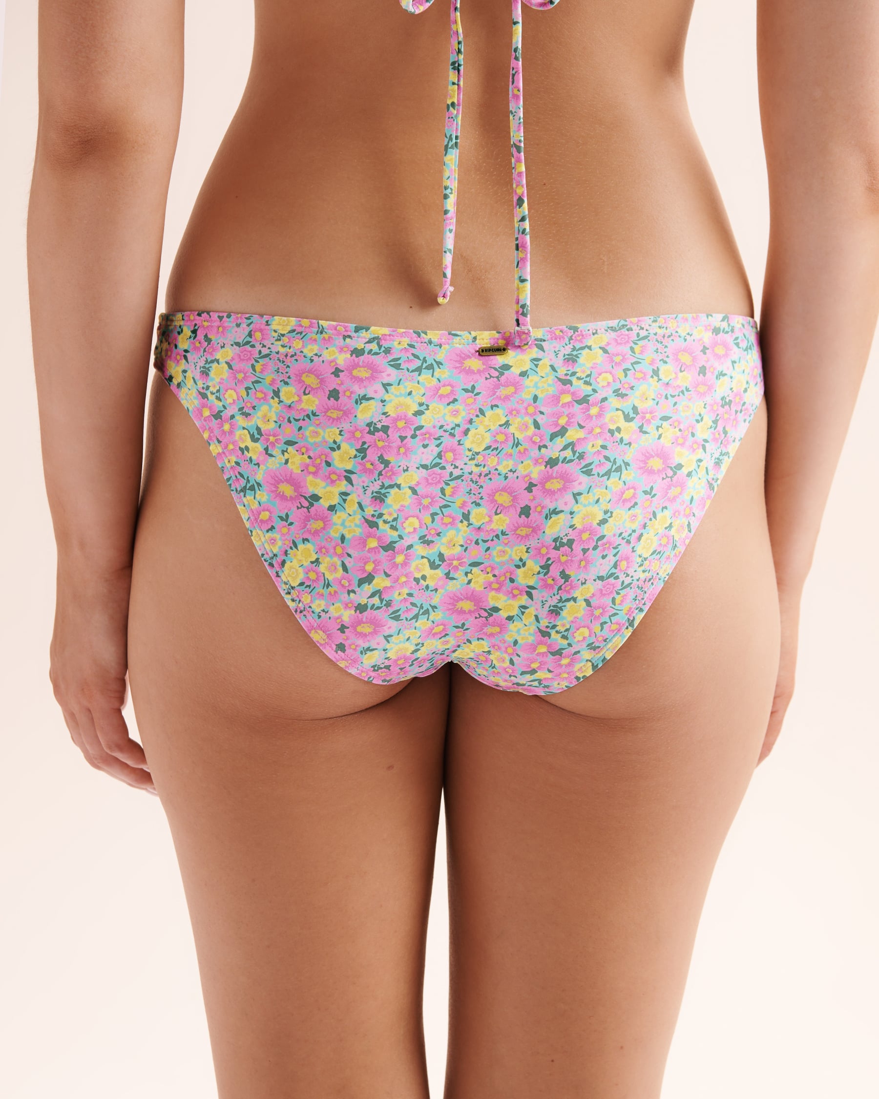 RIP CURL Party Wave Full Coverage Bikini Bottom Pink 0X7WSW - View3