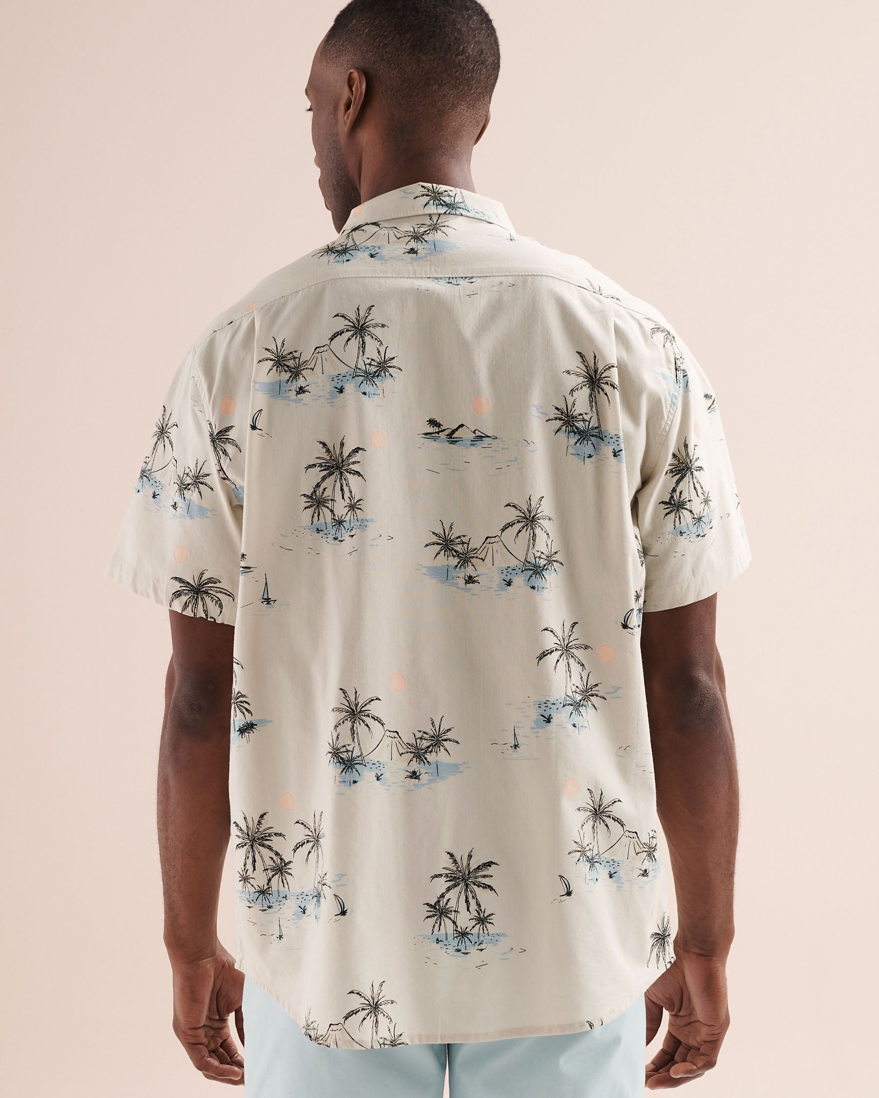BILLABONG Chemise tissée à manches courtes Sundays Beige BL000490M - View2