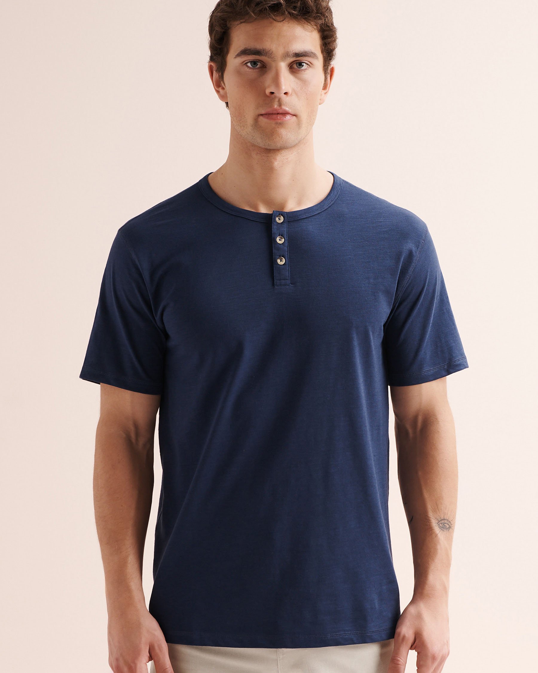 OFF THE BEACH T-Shirt Blue 04100071 - View4