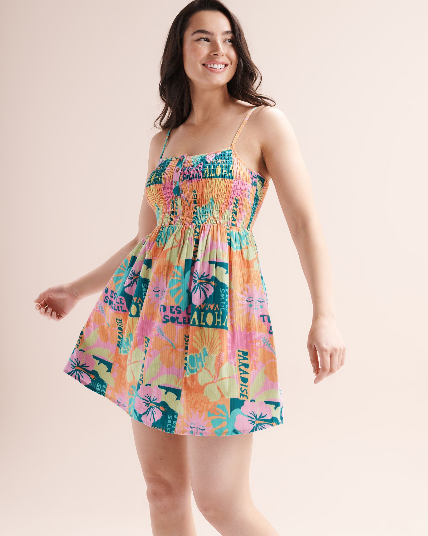 BILLABONG Robe courte Fever Dream Multi BL001544W - View4