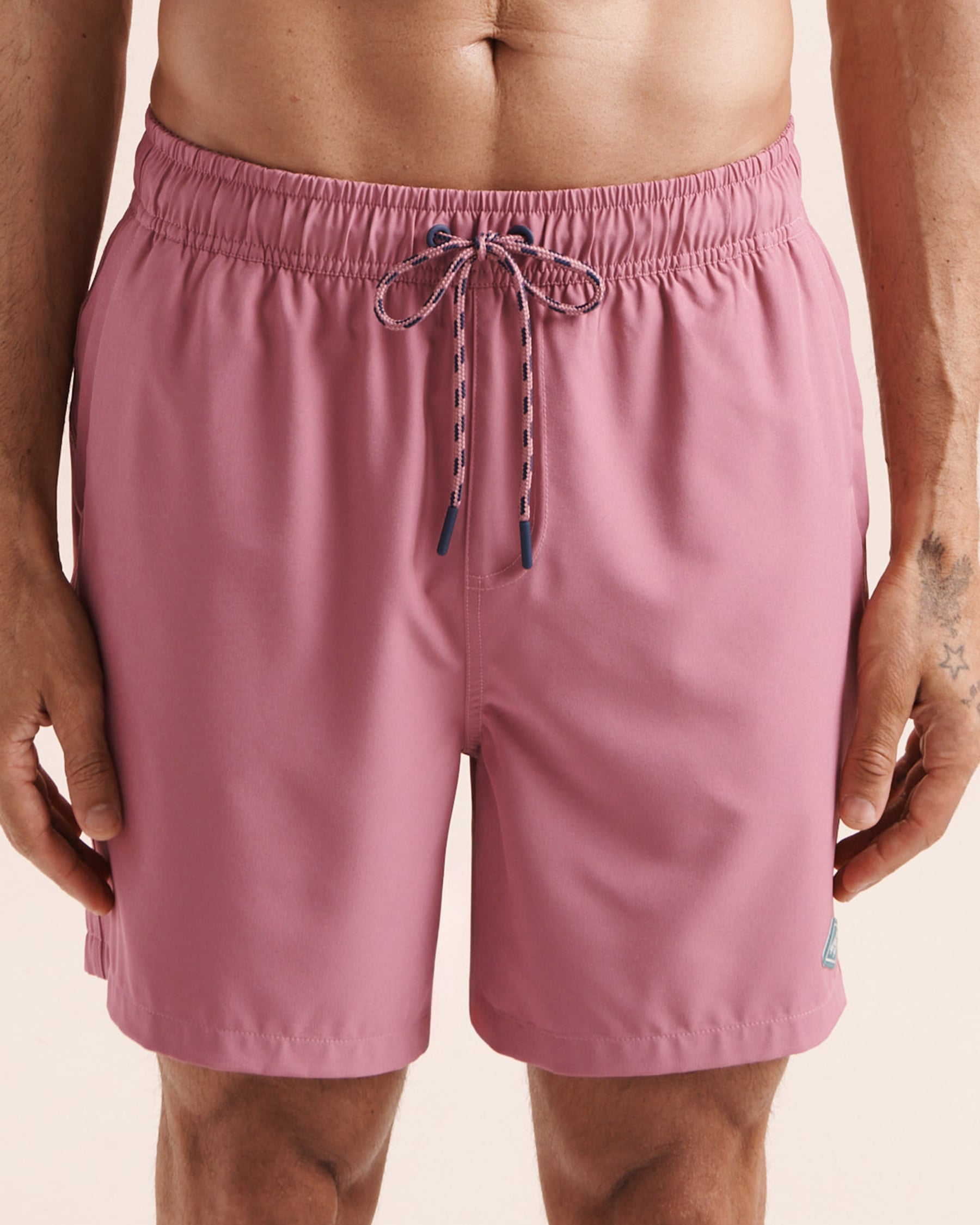SHORELINE SEVEN Long Liner 6'' Volley Swimsuit Heather Pink 03100090 - View1