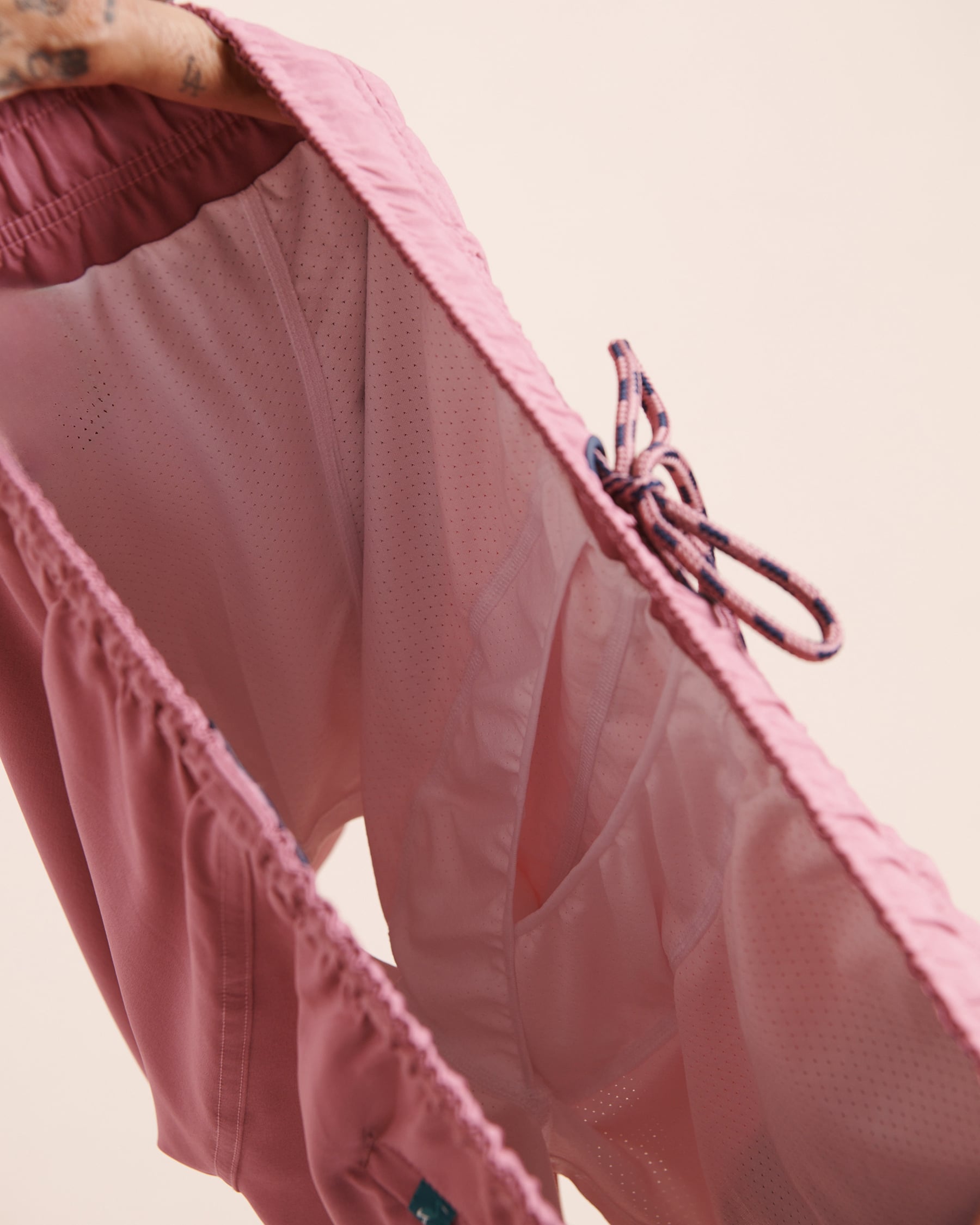 SHORELINE SEVEN Long Liner 6'' Volley Swimsuit Heather Pink 03100090 - View5