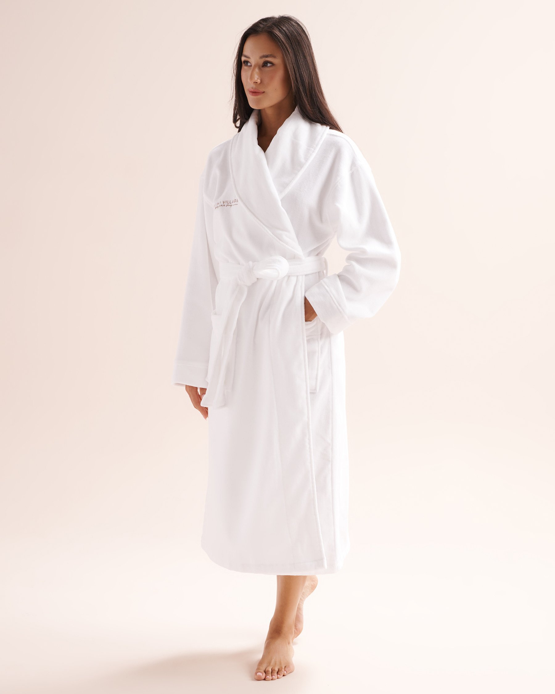 BIKINI VILLAGE Bathrobe White 09200016 - View6