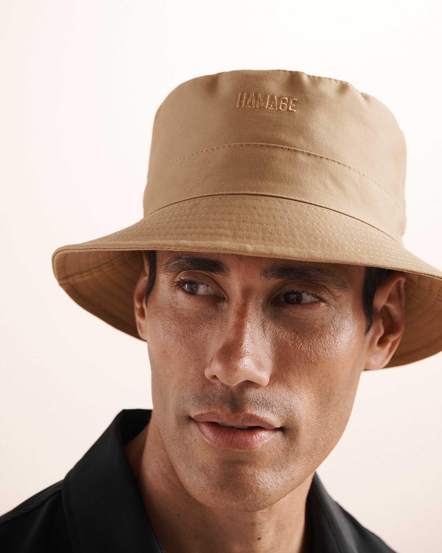 HAMABE Bucket Hat Beige 04300001 - View3
