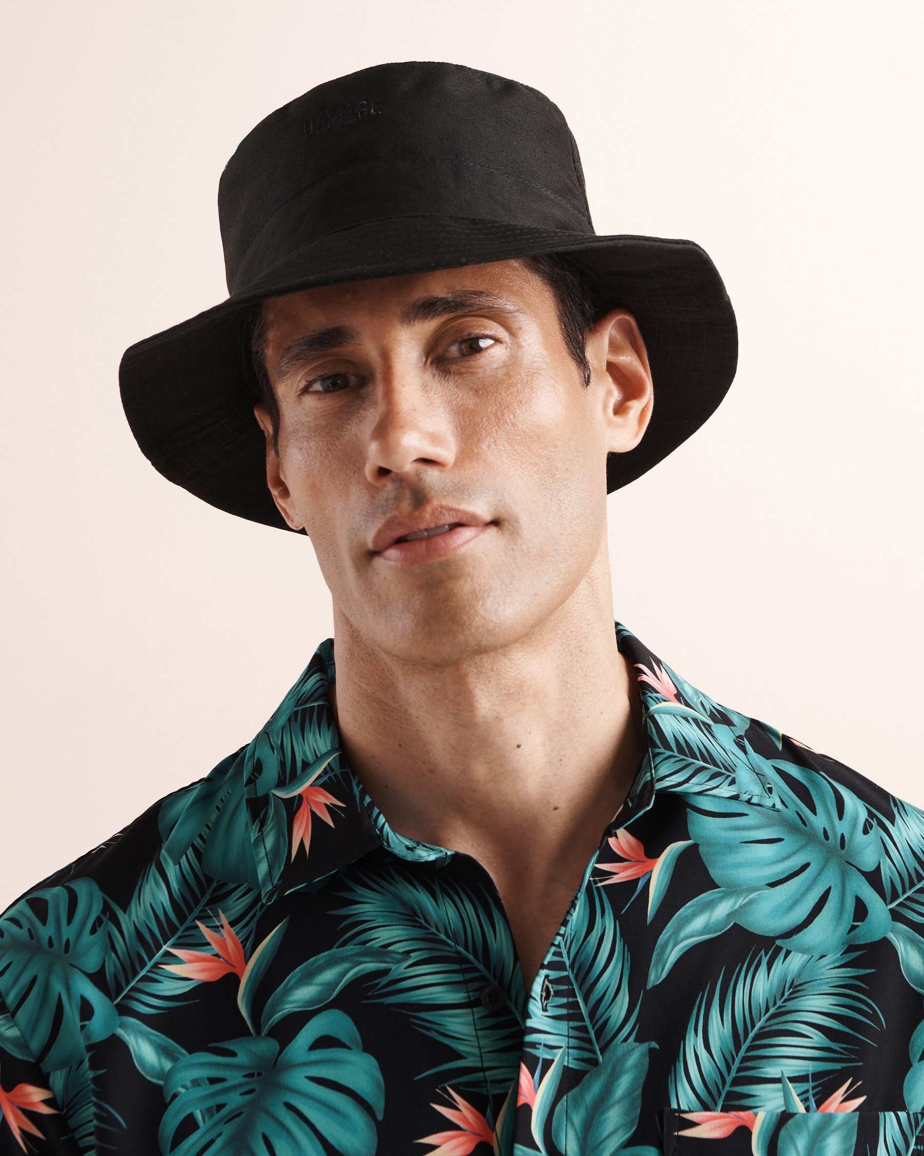 HAMABE Bucket Hat Black 04300001 - View1