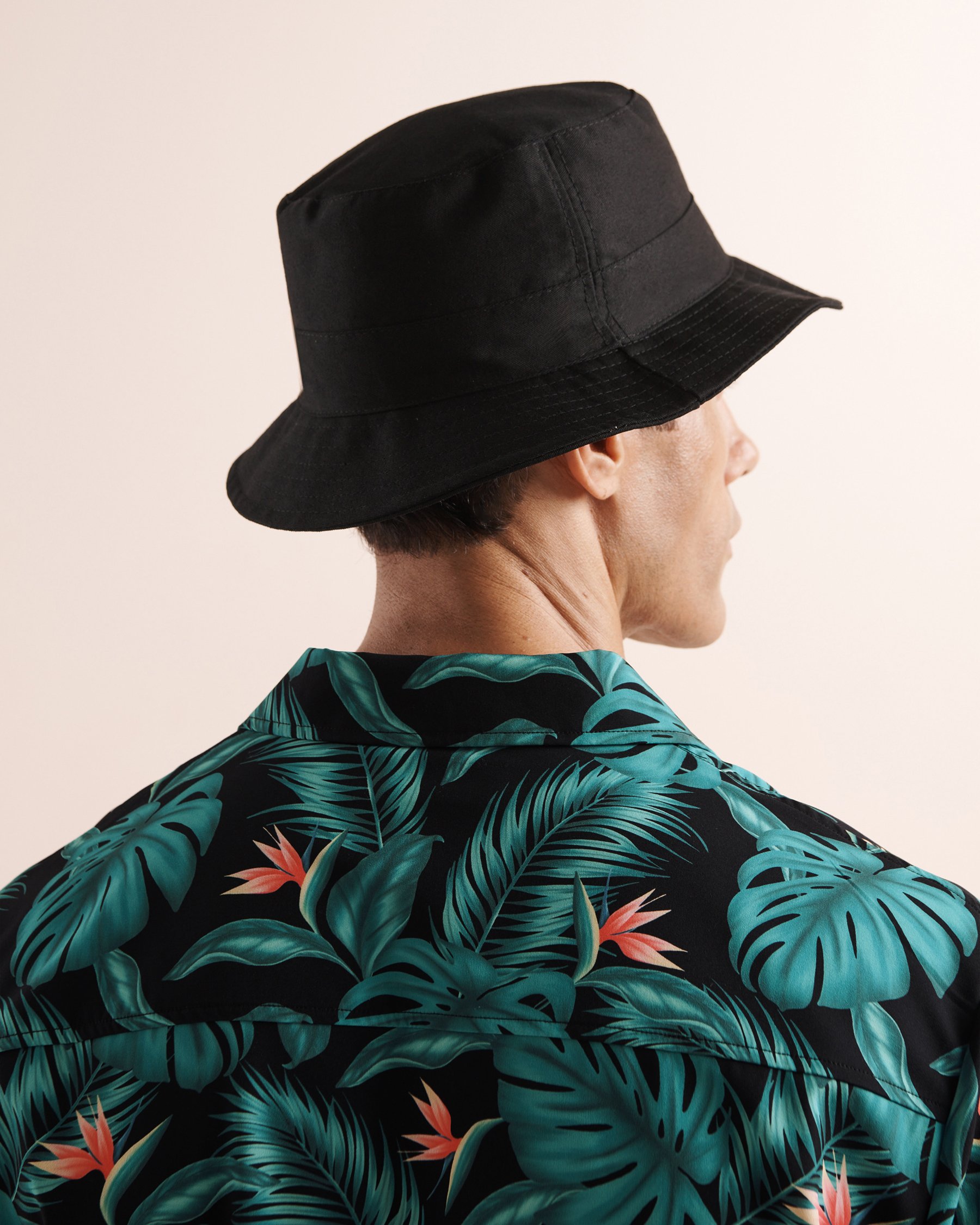 HAMABE Bucket Hat Black 04300001 - View2