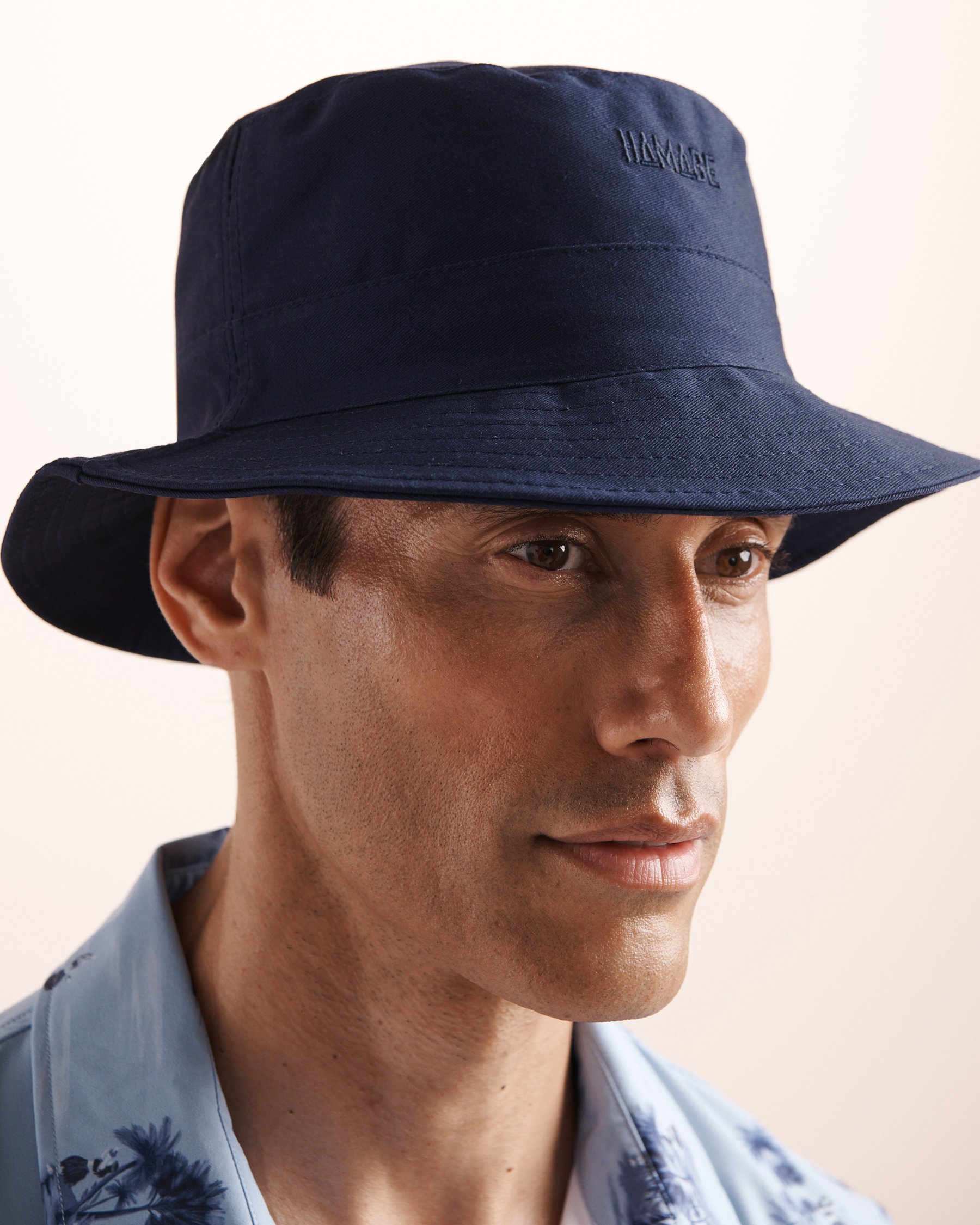 HAMABE Bucket Hat Maritime Blue 04300001 - View5