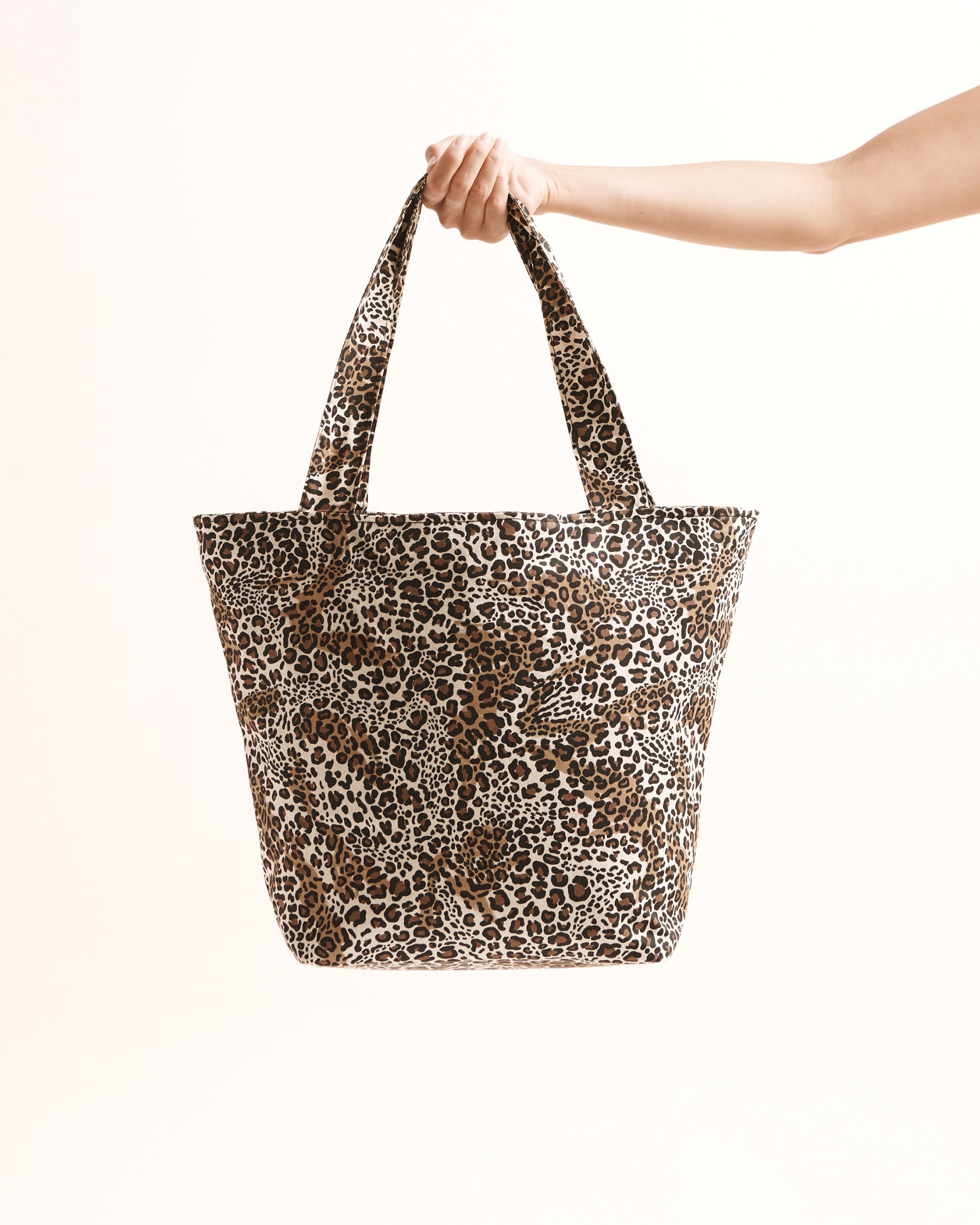 TROPIK Sac en toile léopard Brun, beige, noir - Leopard 02500021 - View3