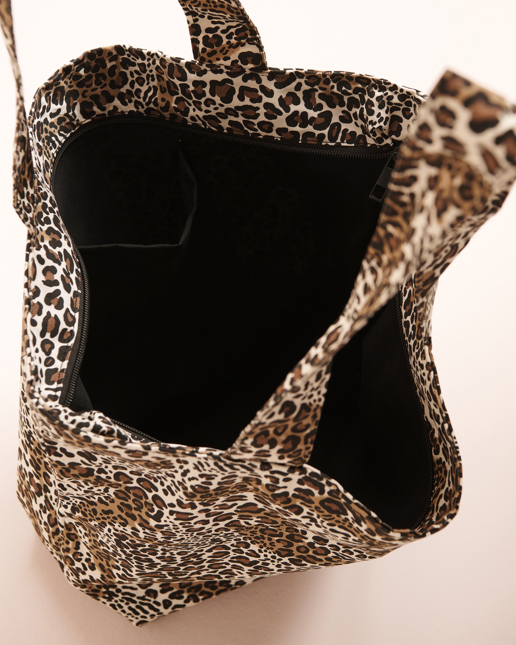 TROPIK Sac en toile léopard Brun, beige, noir - Leopard 02500021 - View4