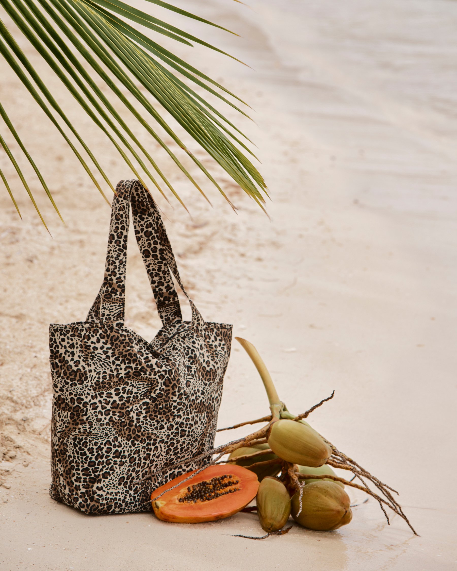 TROPIK Sac en toile léopard Brun, beige, noir - Leopard 02500021 - View1