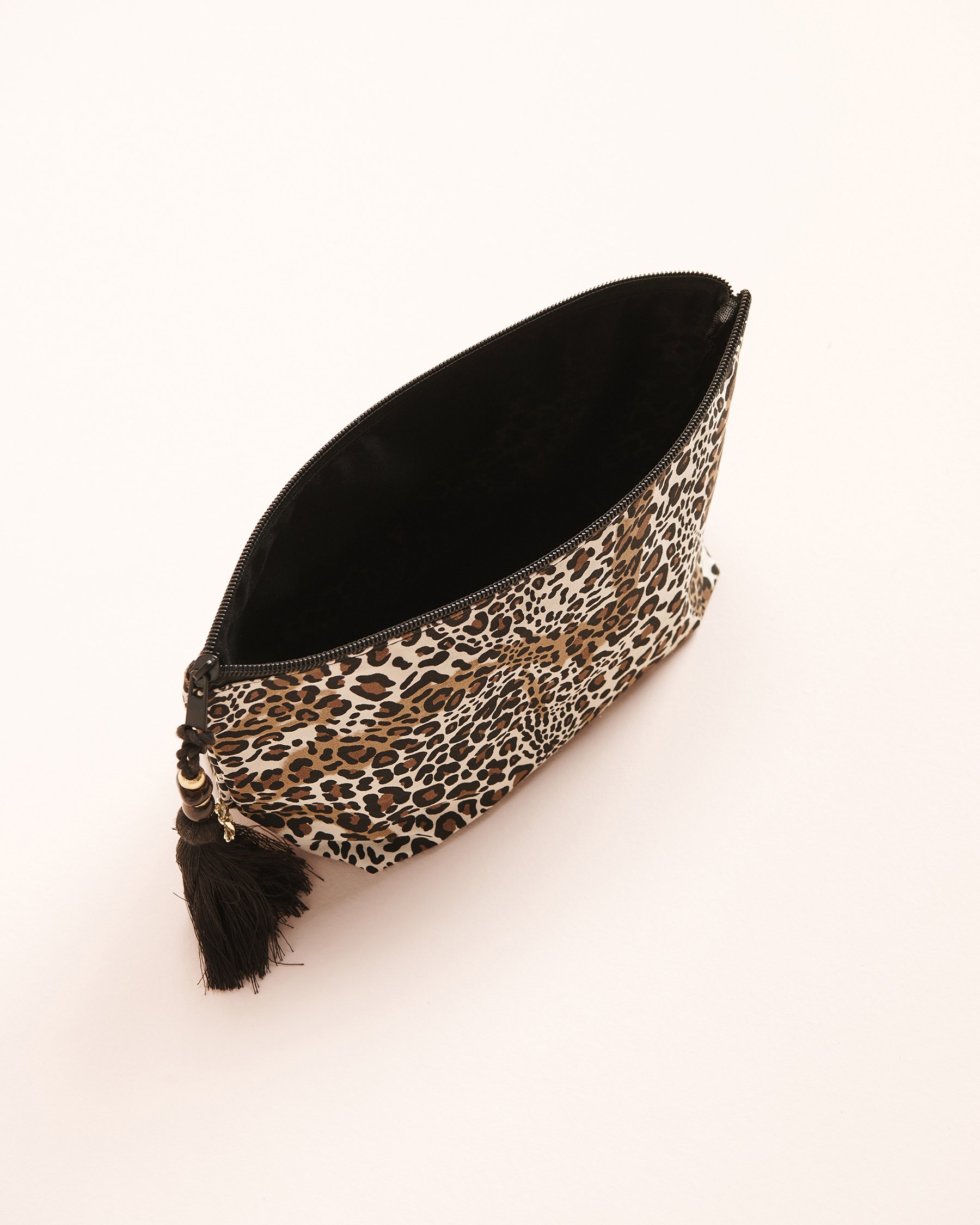 TROPIK Pochette en toile léopard Brun, beige, noir - Leopard 02500020 - View4