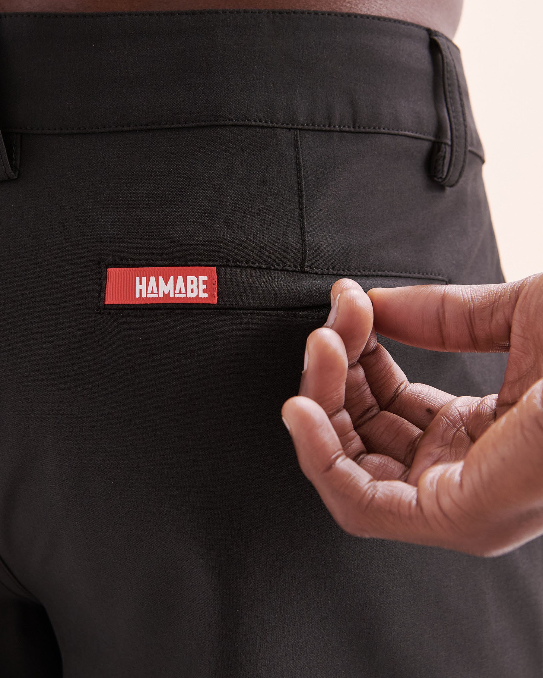 HAMABE Hybrid Short Black 03100107 - View3