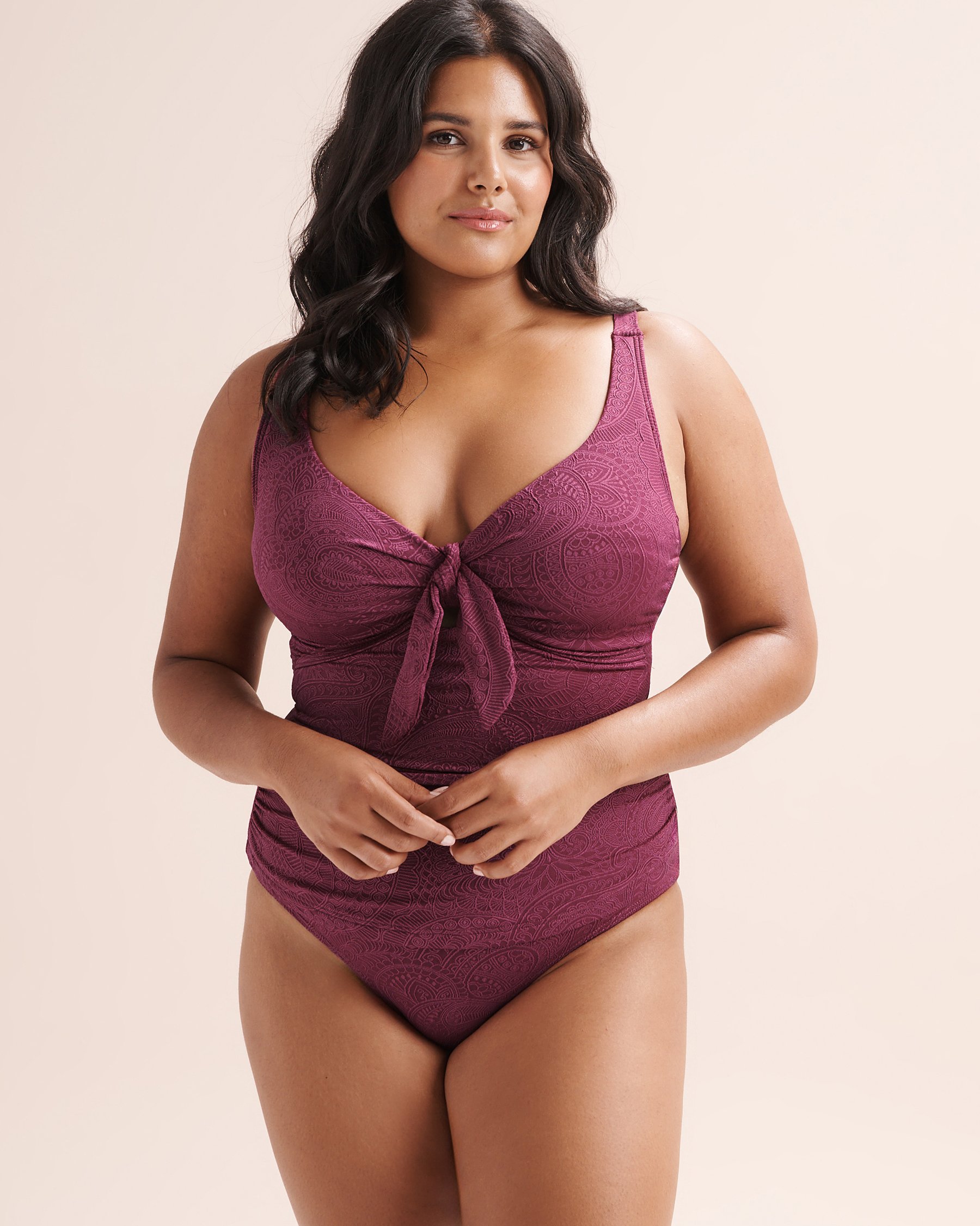 ARTESANDS La Traviata Cezanne D-DD Cup Tankini Top Purple AT3774LT - View7