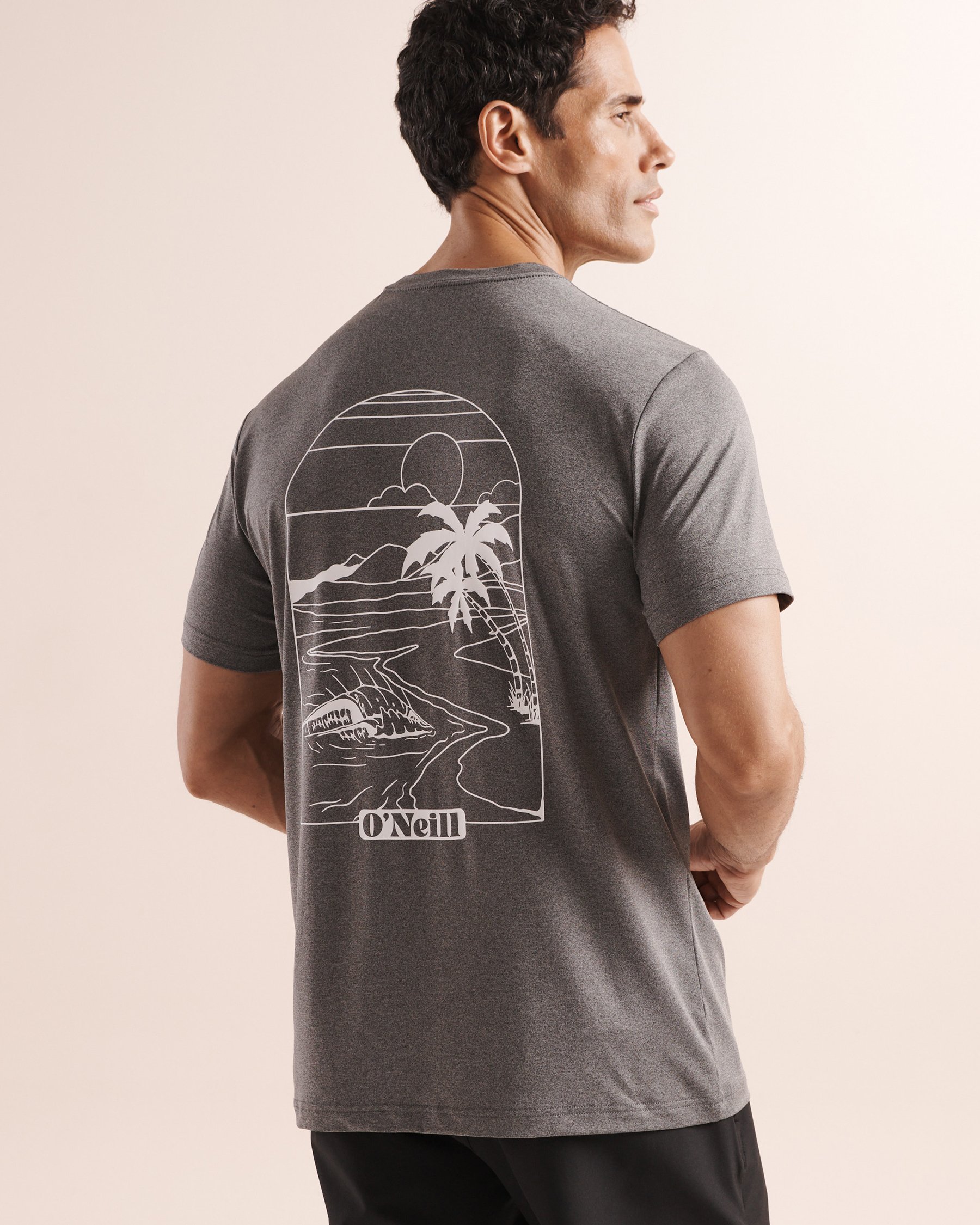 O'NEILL Lines UPF Tee Grey FA2611801 - View2