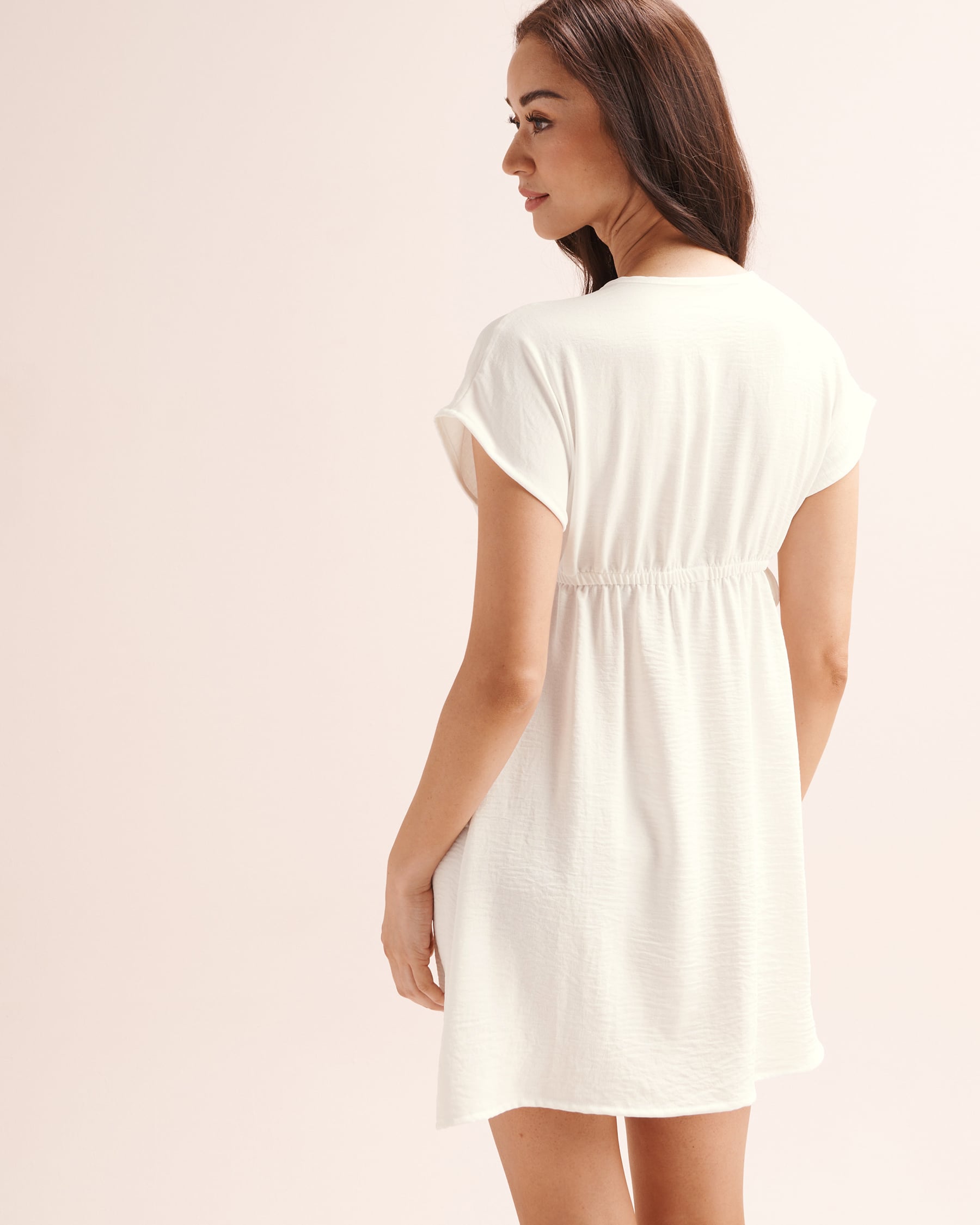 COVER ME Robe courte Melrose Flo Blanc 27022573 - View2