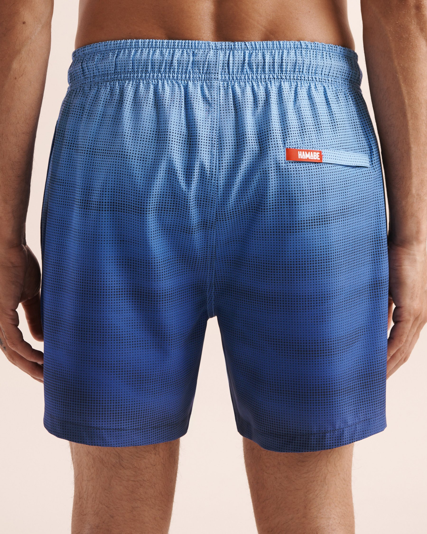 HAMABE Ombre Dot Print  5'' Volley Swimsuit With Compression Liner Blue 03100093 - View5