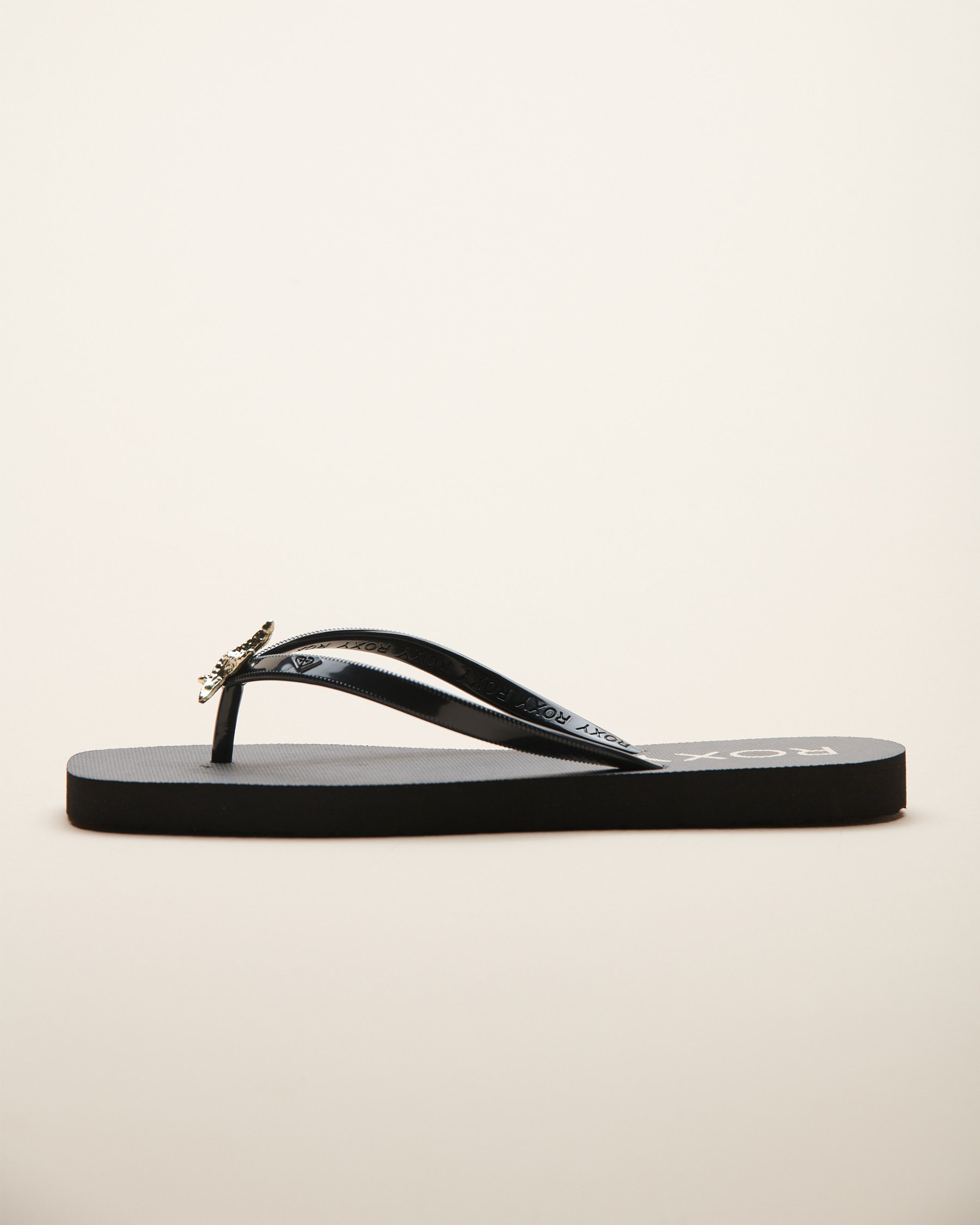 ROXY Sea Star Charm Flip-Flop Black 14438952 - View3