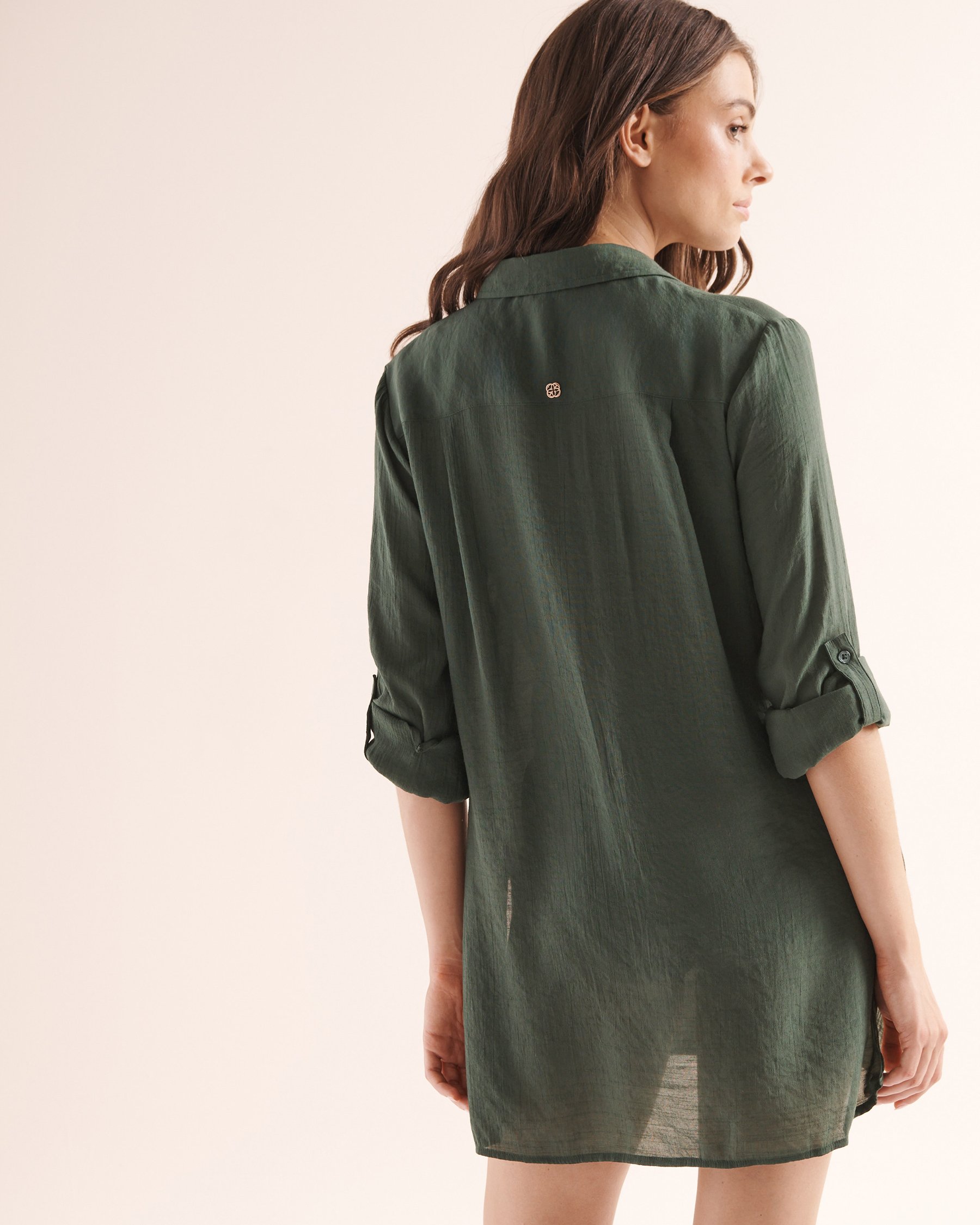 TURQUOISE COUTURE Chemise Vert sycomore 02100058 - View5