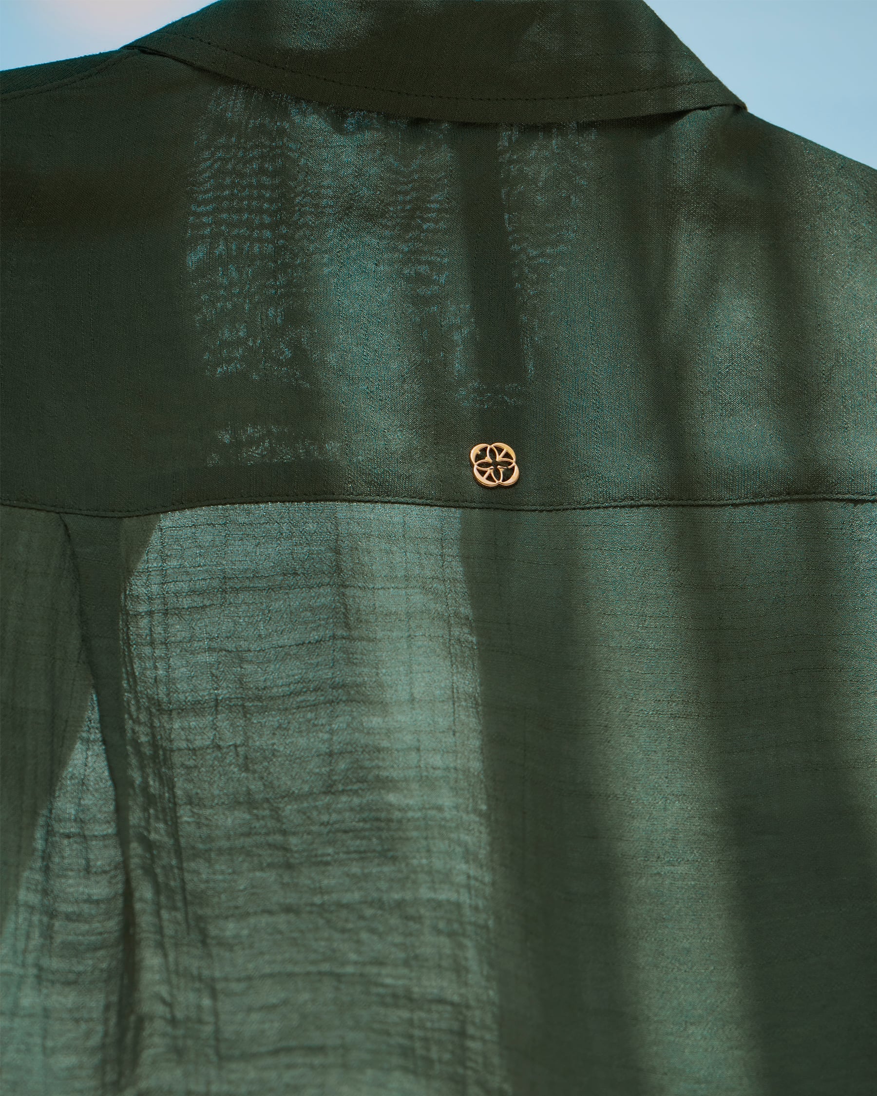 TURQUOISE COUTURE Chemise Vert sycomore 02100058 - View3