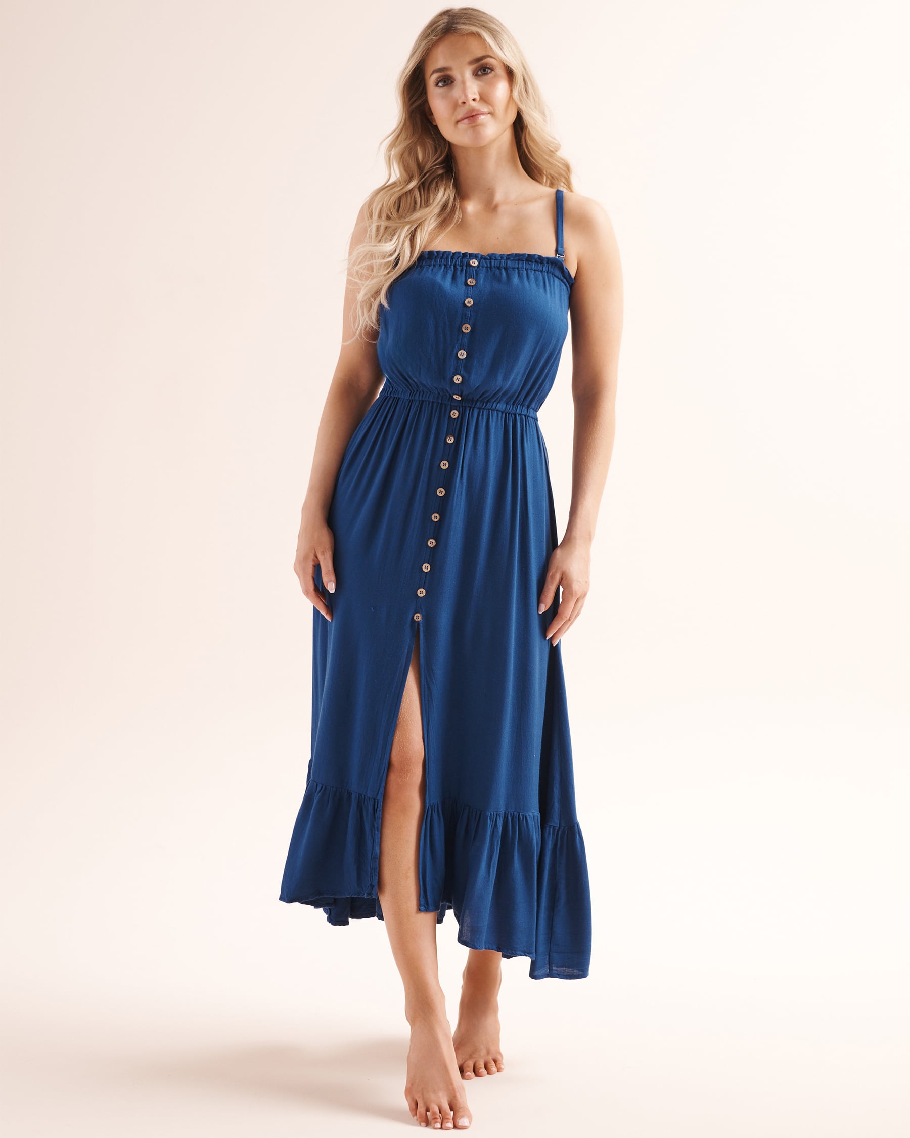 COSTA DEL REY Robe longue tube Bleu sodalite 02300212 - View1