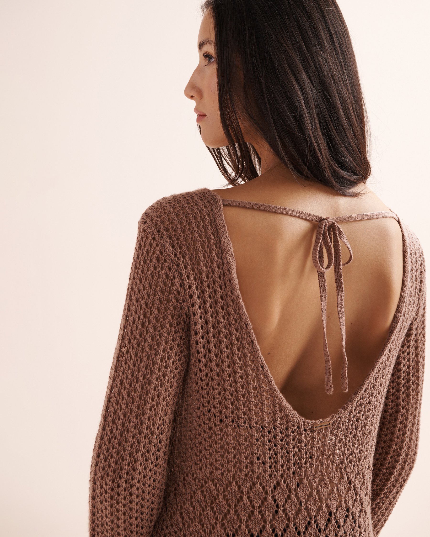 MY BIKINI STORY Crochet Tunic Chocolate Brown 02400071 - View8