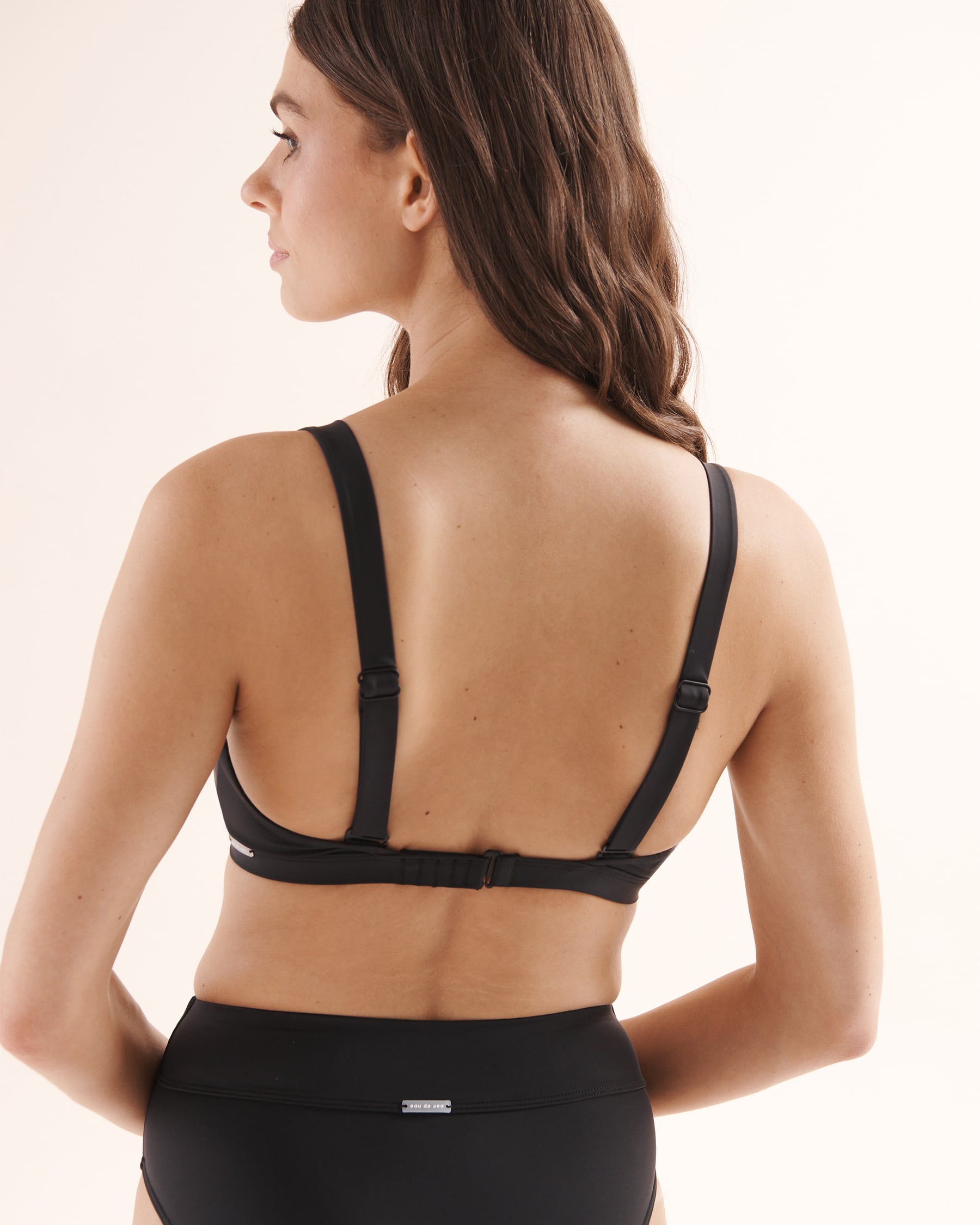 EAU DE SEA Wrap Bralette Bikini Top Black 01100635 - View5