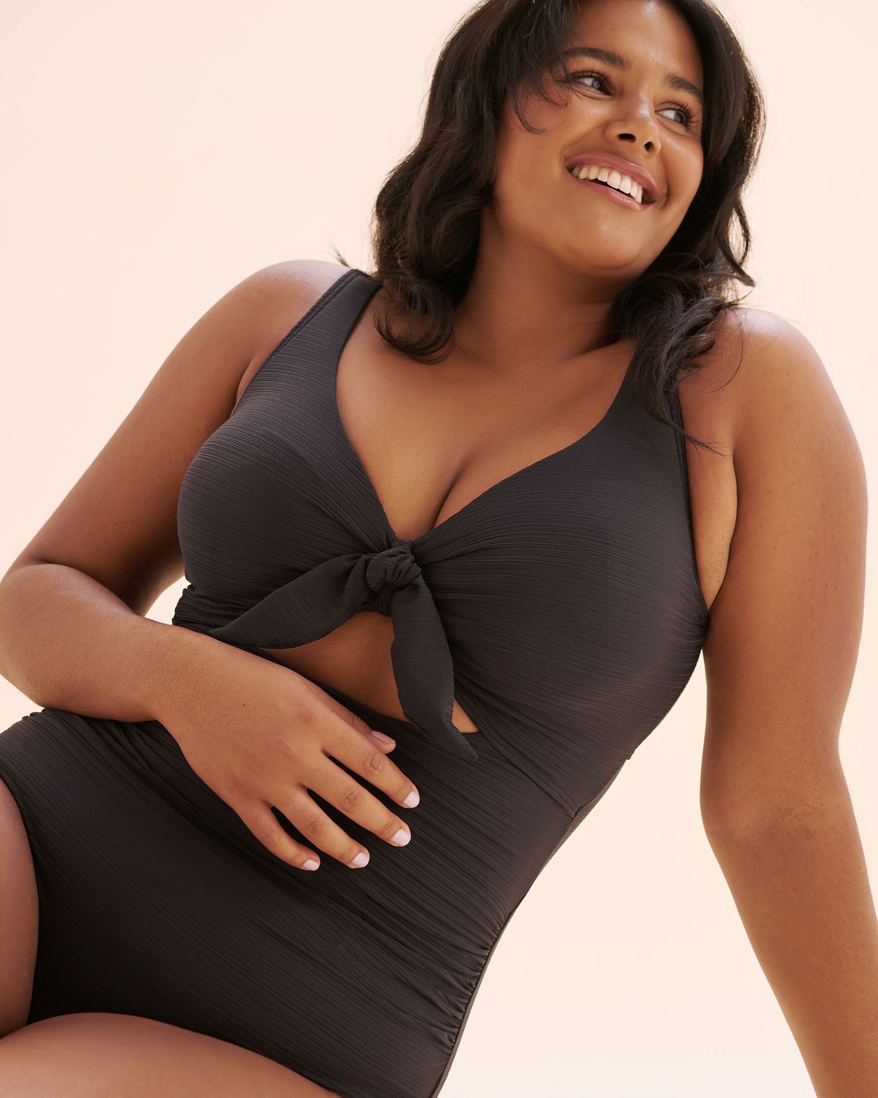 ARTESANDS Aria Cezanne D/DD Cup Cut-out One-piece Swimsuit Black AT1763GA - View7