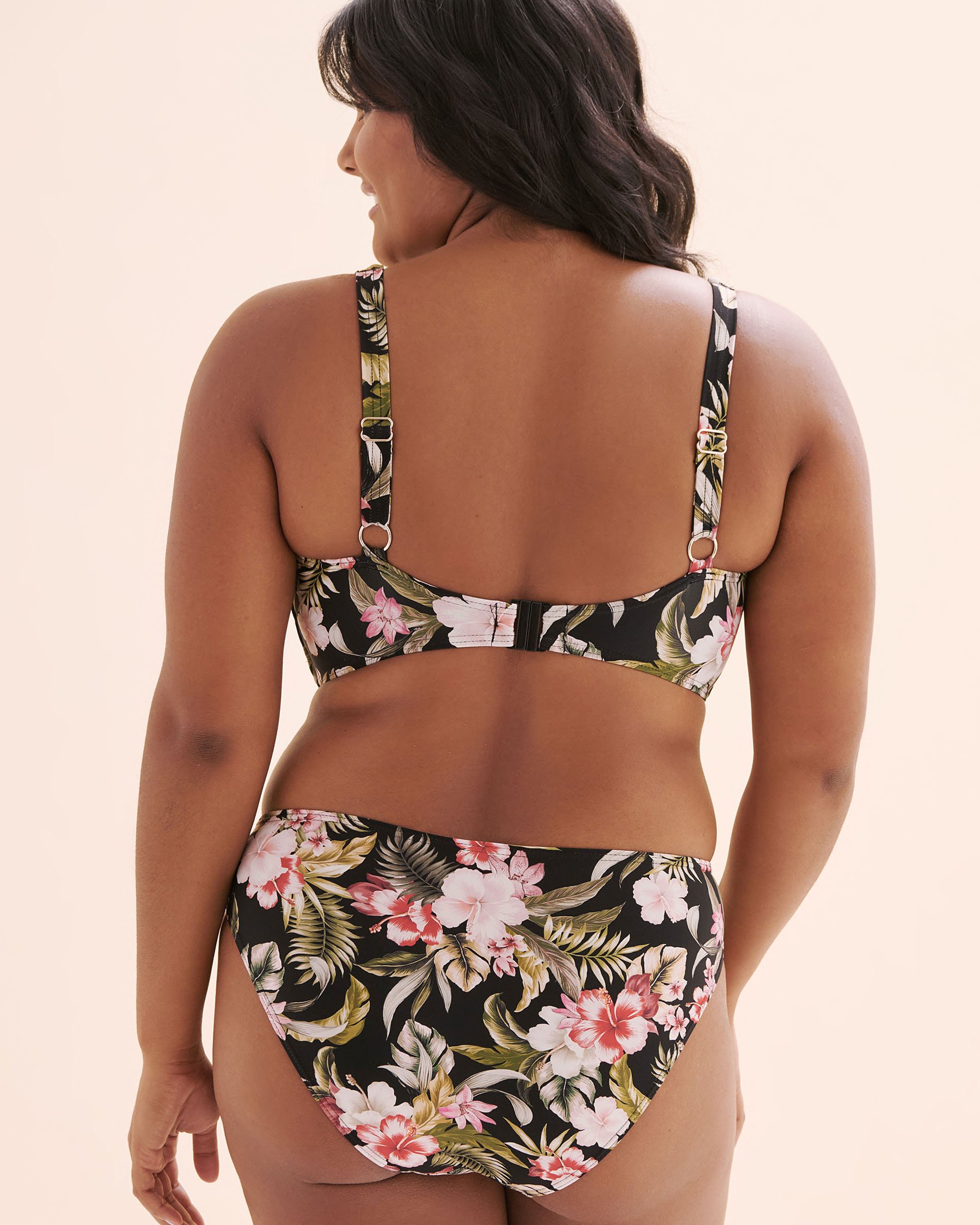 ARTESANDS Tropisian Delacroix D Cup Bikini Top Black AT3711TN - View6