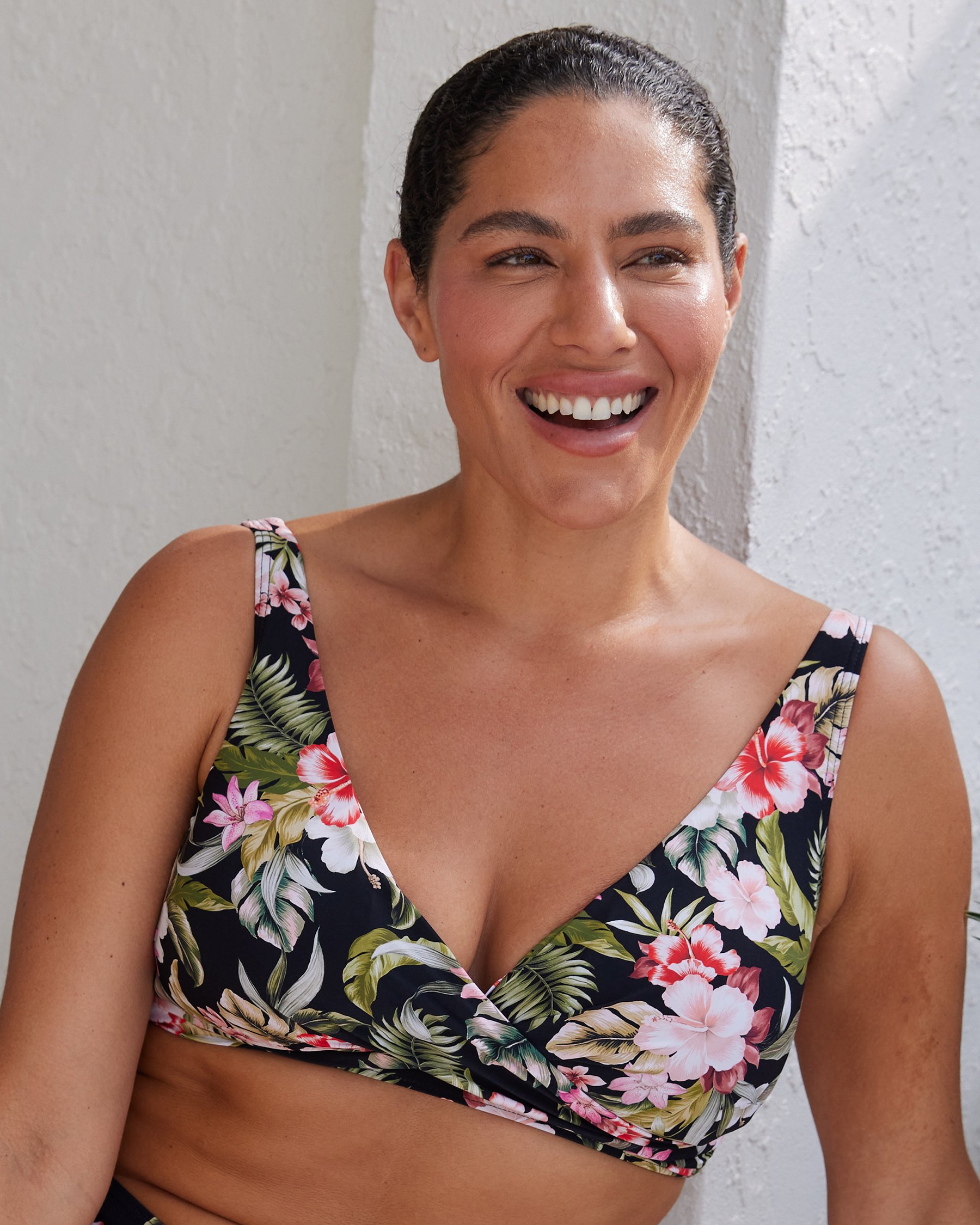 ARTESANDS Tropisian Delacroix D Cup Bikini Top Black AT3711TN - View3