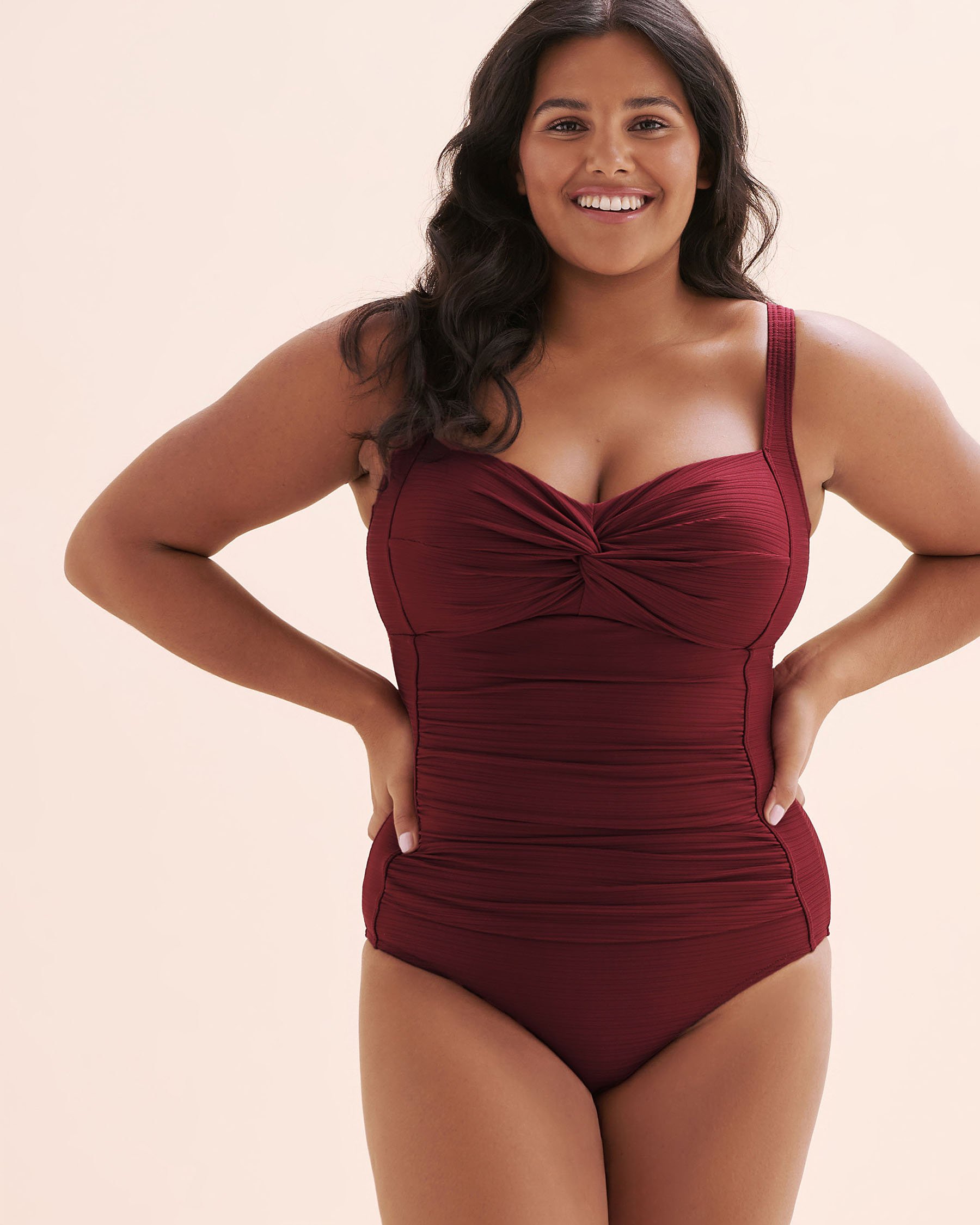 ARTESANDS Aria Botticelli D Cup One-Piece Swimsuit Garnet Red AT1780GA - View10