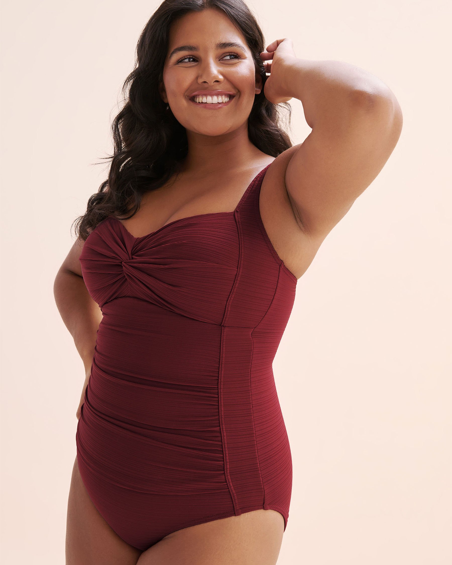 ARTESANDS Aria Botticelli D Cup One-Piece Swimsuit Garnet Red AT1780GA - View11