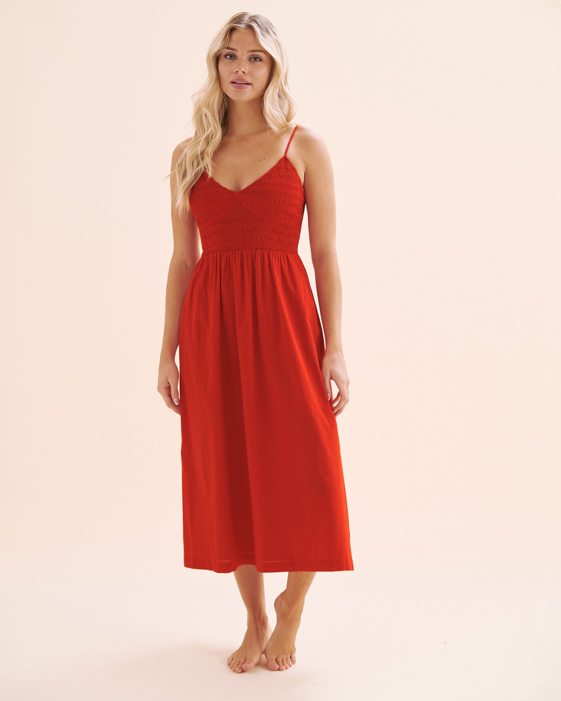 BILLABONG Such a Trip Dress Vibrant Red 24B131522 - View1