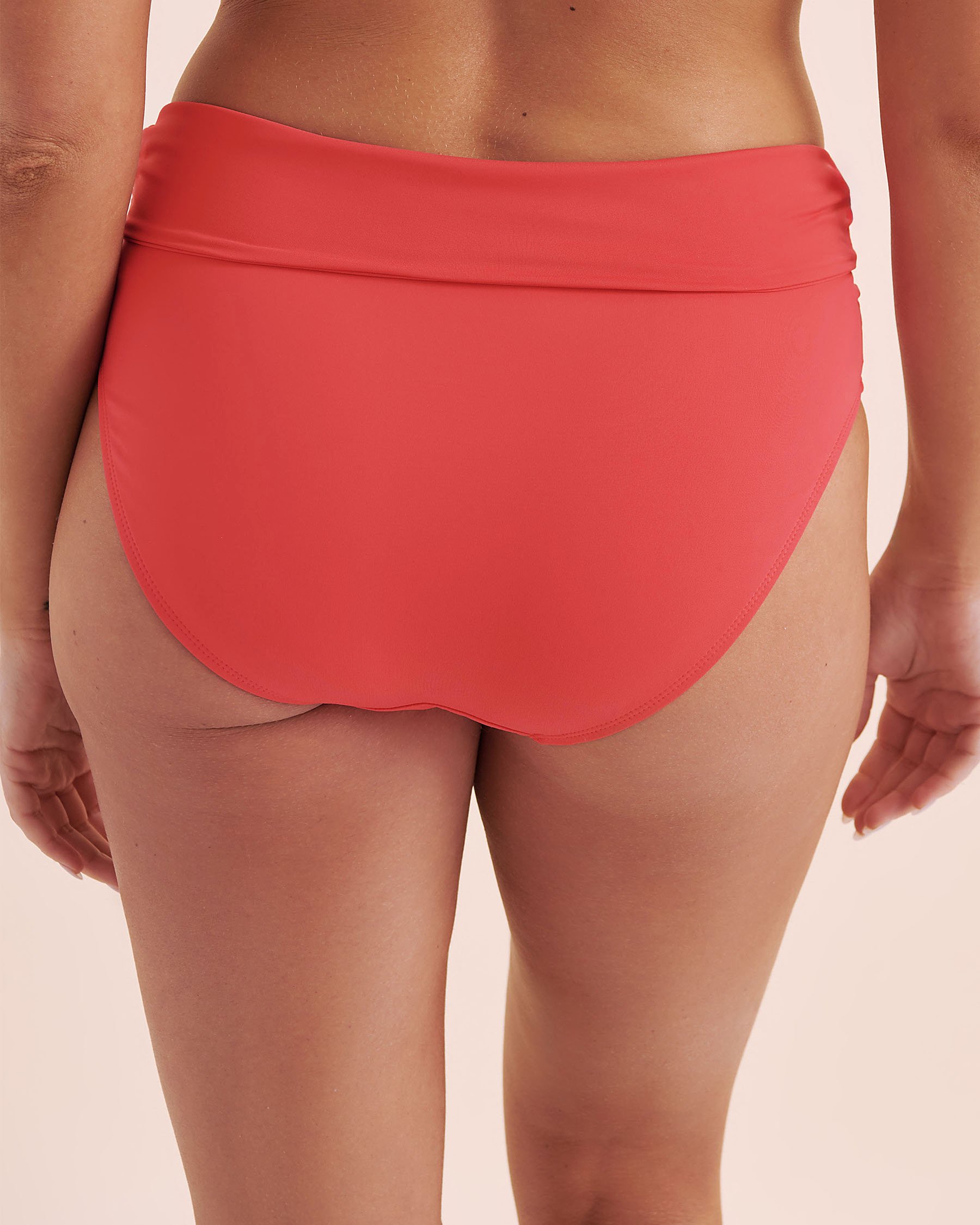 ANNE COLE COASTAL PALM Convertible Bikini Bottom Coral MYMB36001 - View4