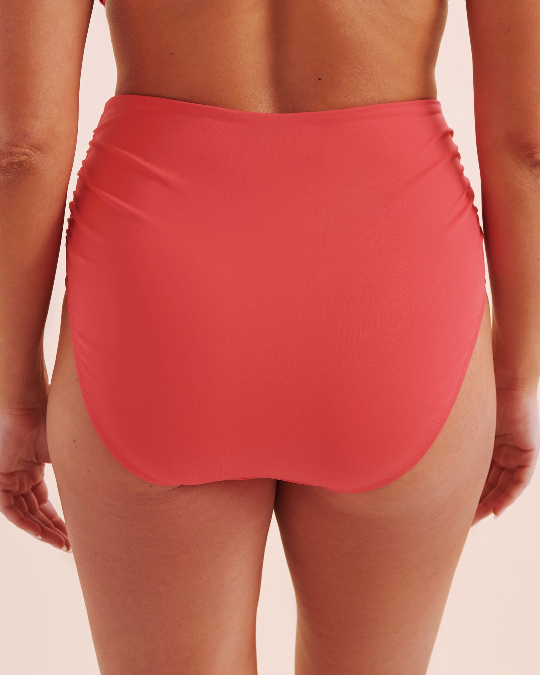 ANNE COLE COASTAL PALM Convertible Bikini Bottom Coral MYMB36001 - View5