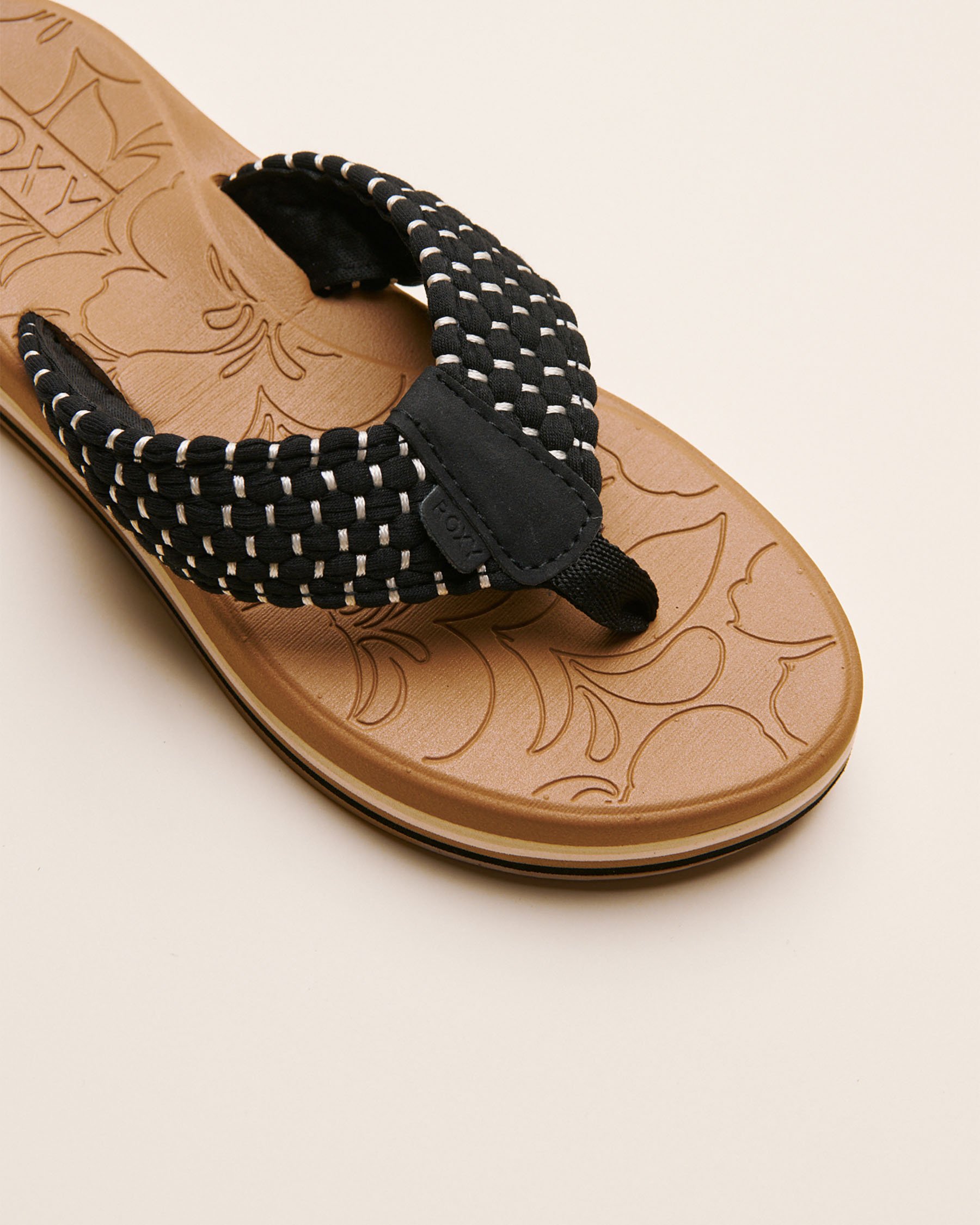 ROXY Colbee Hi Slide Sandals Black, Beige, White 14039293 - View4