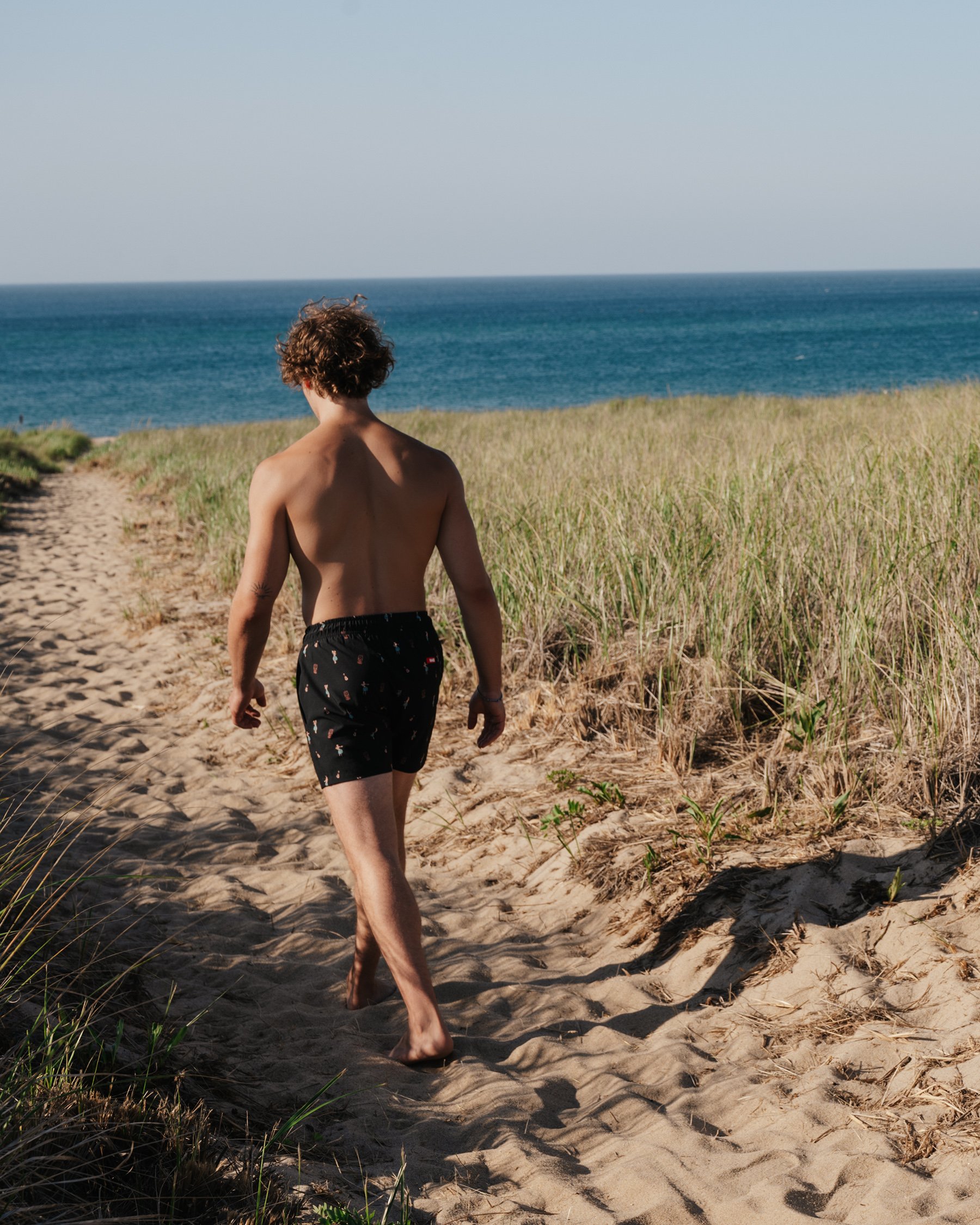 HAMABE Comfort Liner Volley Swimsuit Black 03100068 - View3